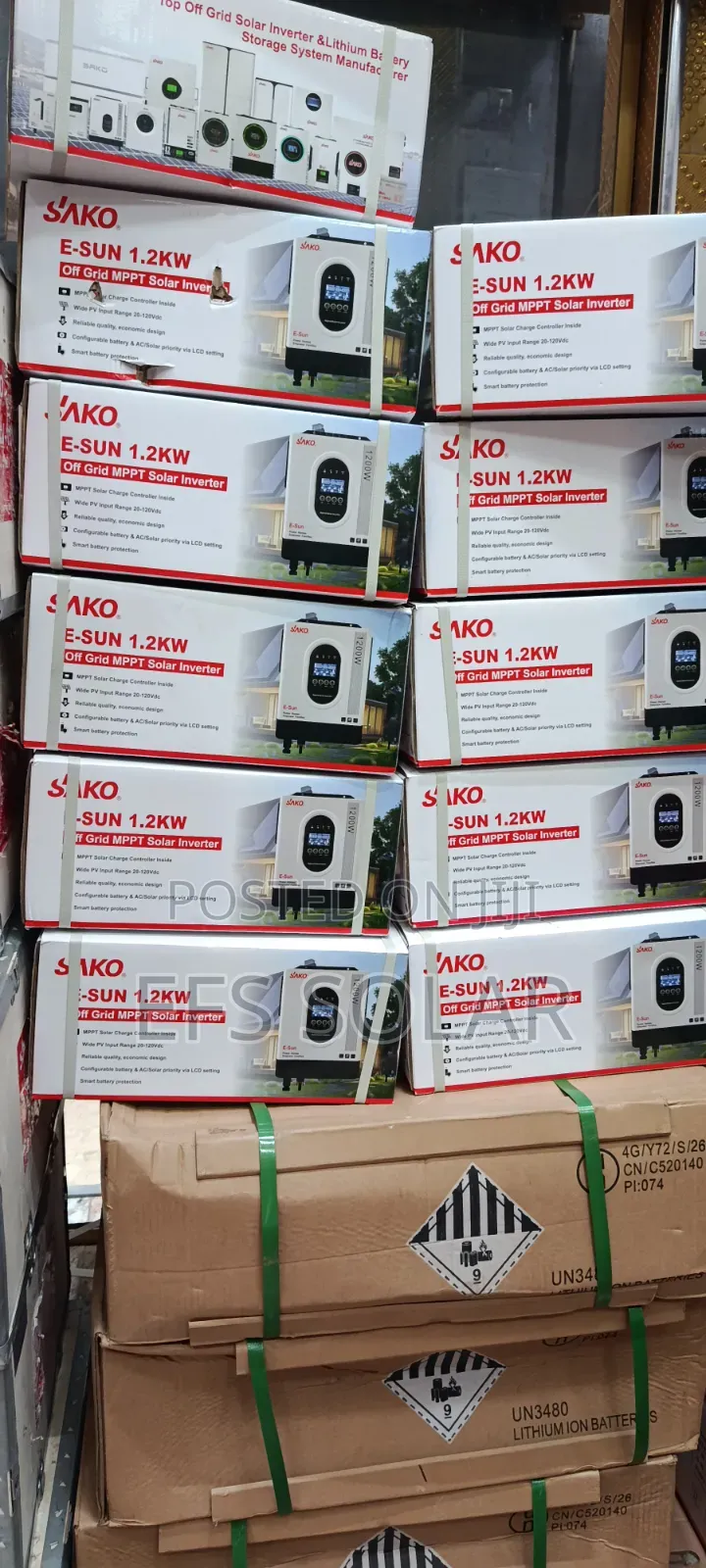 Sako E-Sun 1.2kw 12v Off-Grid MPPT Solar Inverter