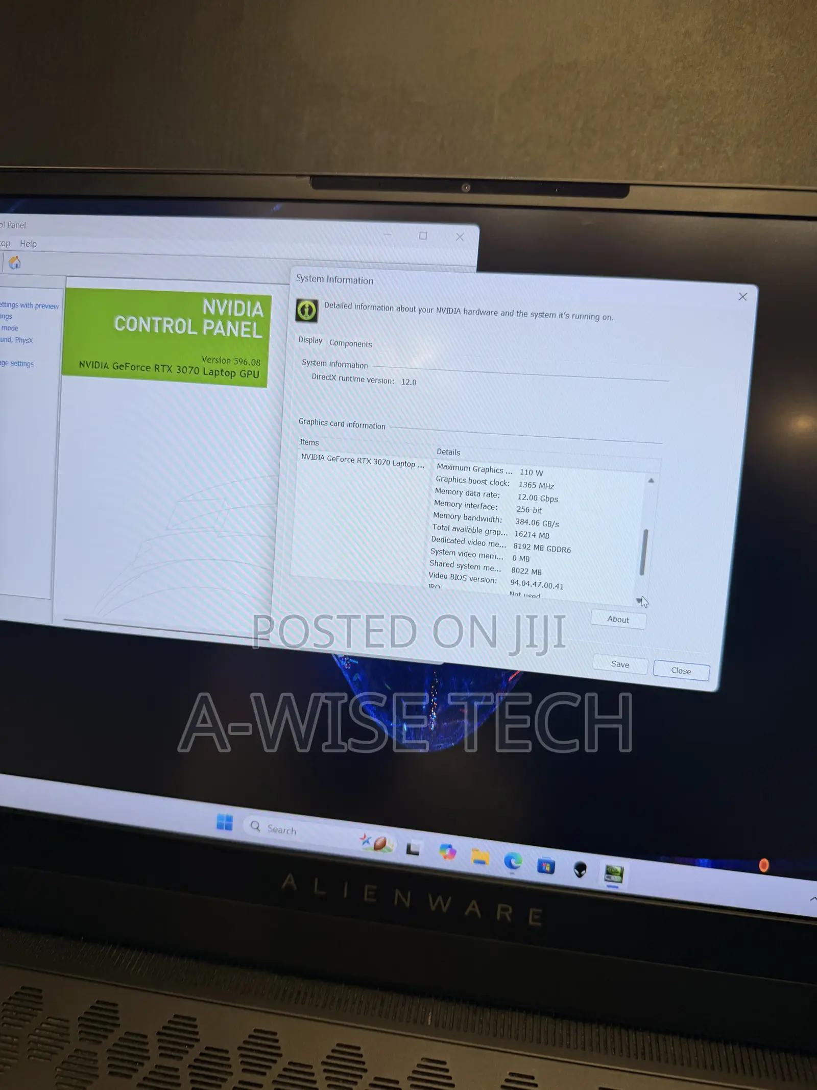 Laptop Alienware X15 R1 16GB Intel Core i7 SSD 1T