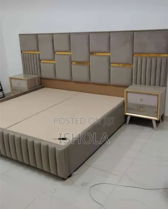 Fine Design 6 by 6 Bedframes With Side Drawers.