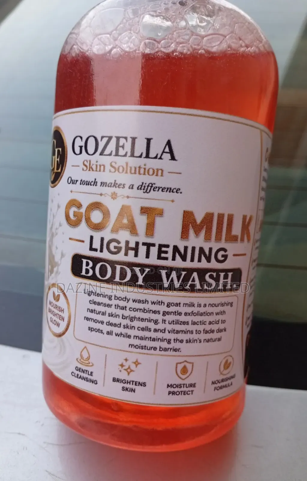 Gozella Goat Milk Lightening Body Wash