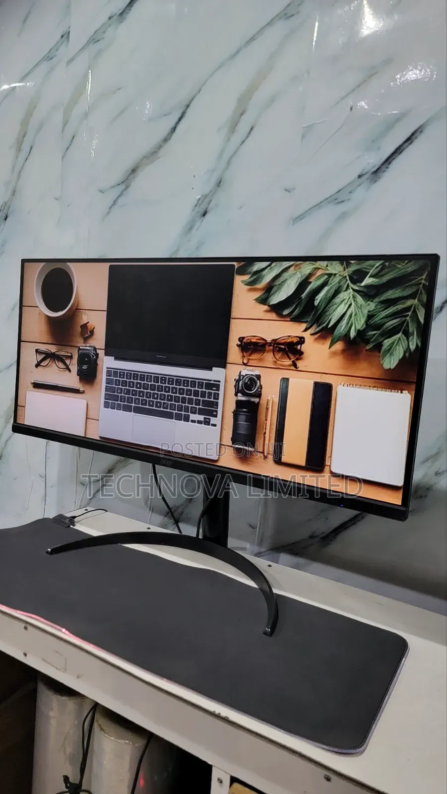 Acer Nitro XV340CKP 34" Ultra-Wide QHD Gaming Monitor IPS 144Hz 1msHDR
