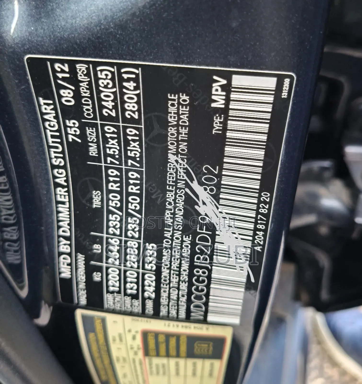 Mercedes-Benz GLK-Class 2013 Gray
