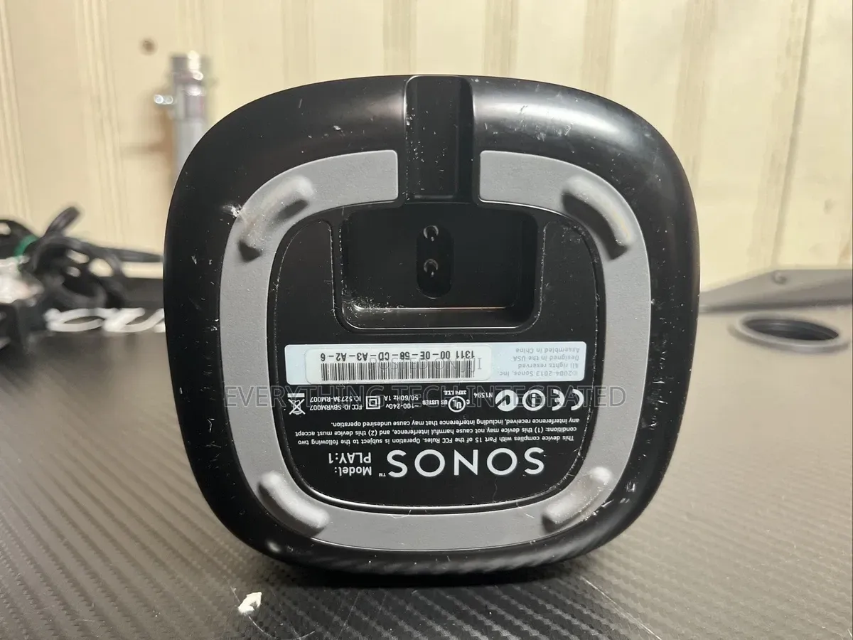 Sonos Play:1 Wireless Smart Speaker Black WiFi Streaming Home Audio S