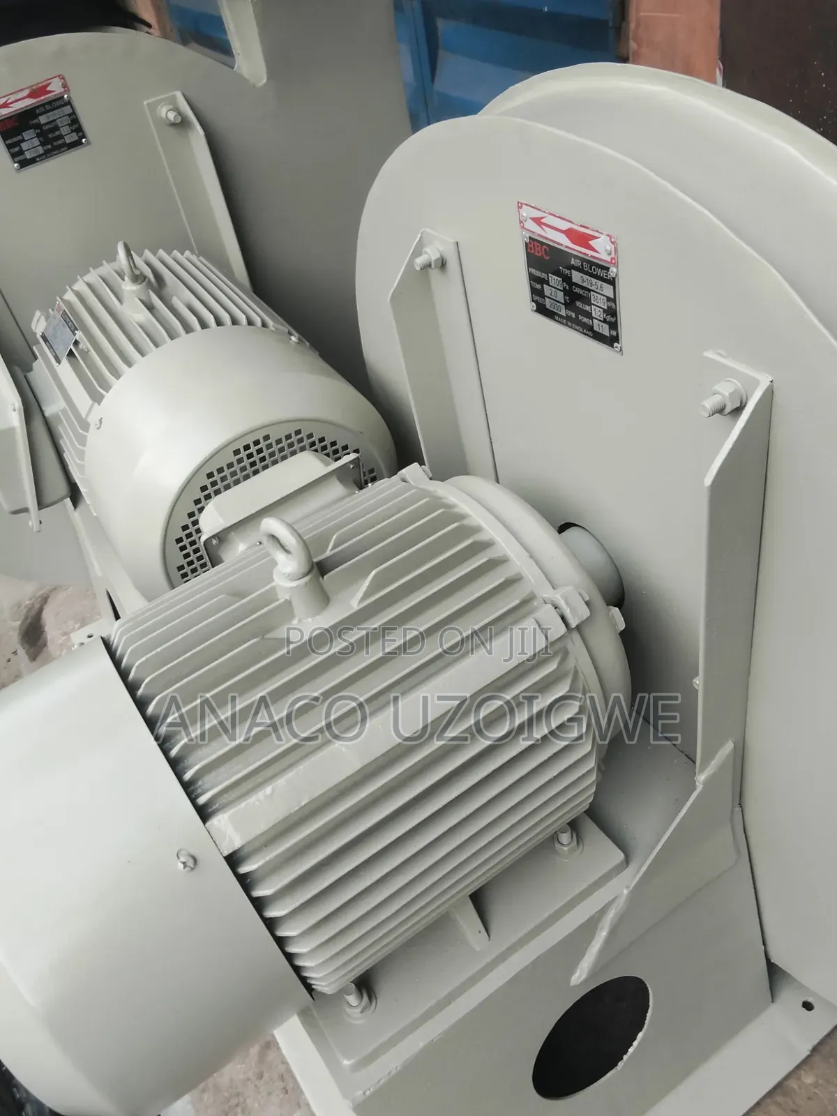 BBC Industrial AIR Blower With Motor