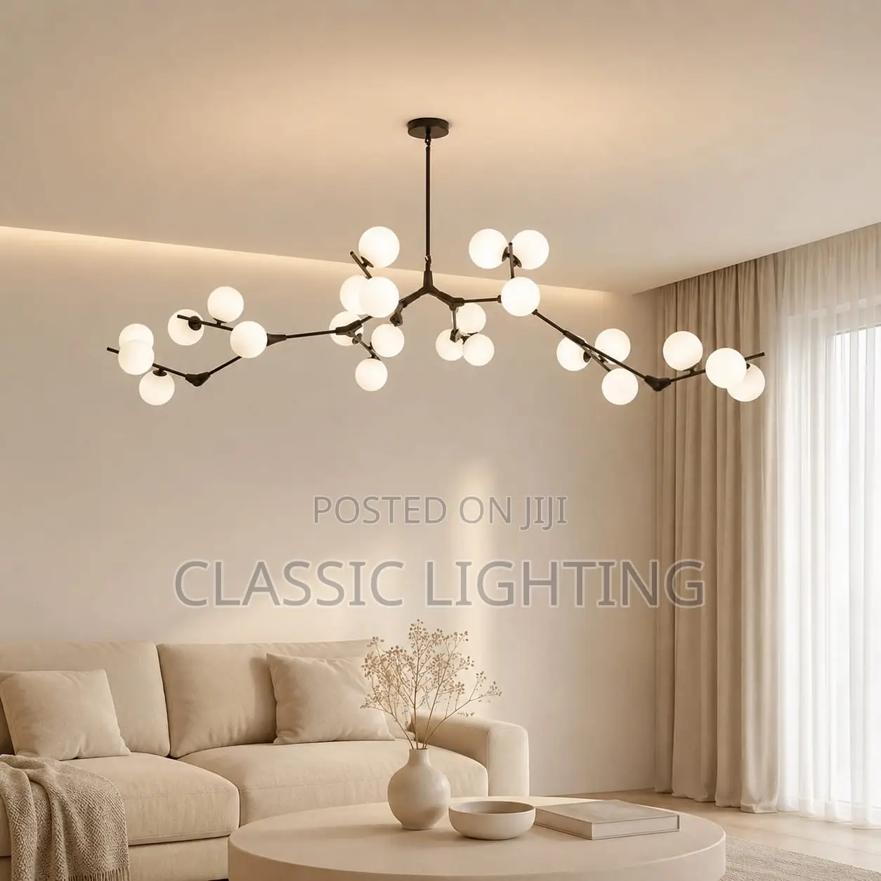 Nordic Minimalist Pendant Light Ceiling Lamp LED Chandelier Light