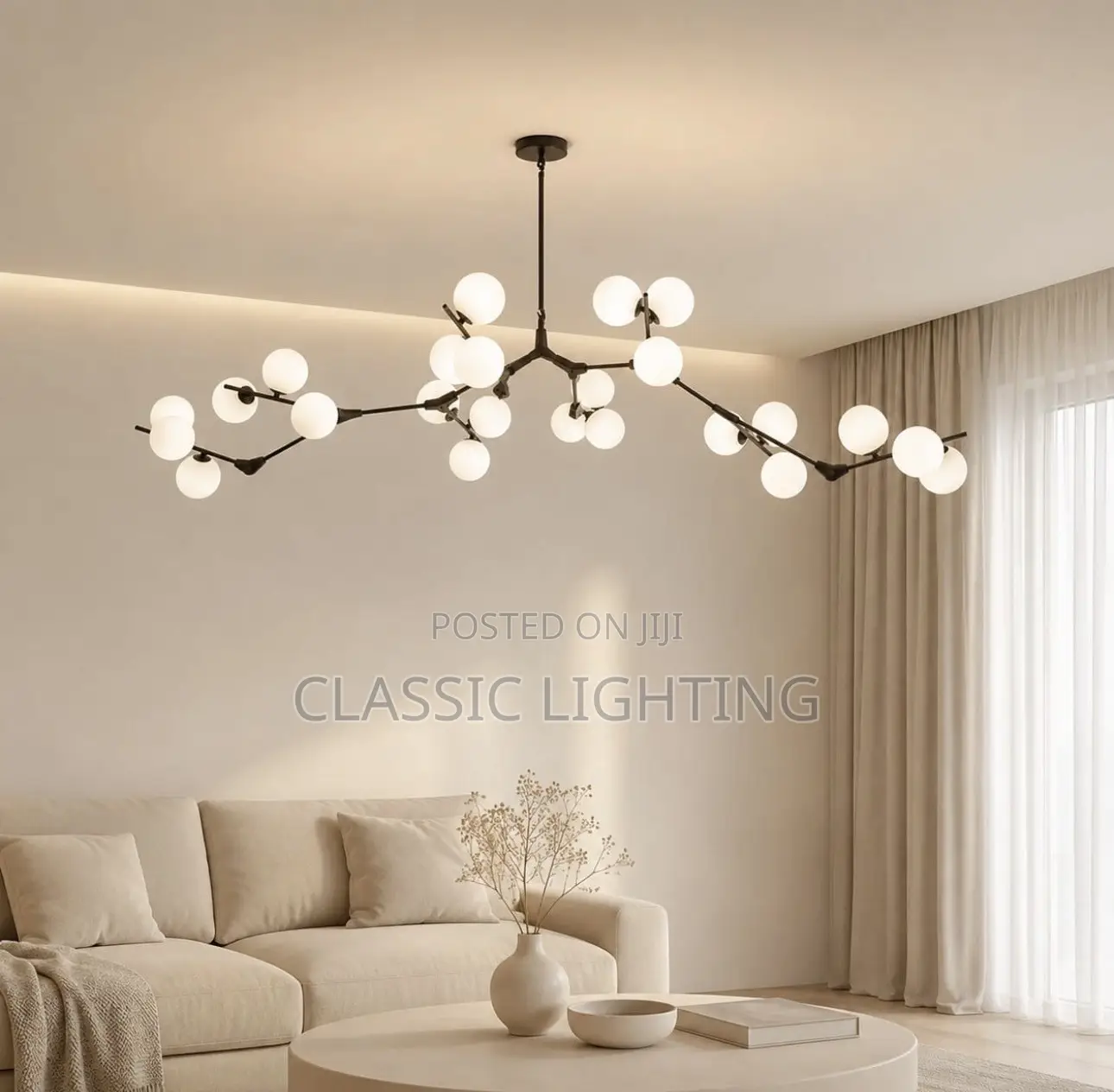 Nordic Minimalist Pendant Light Ceiling Lamp LED Chandelier Light