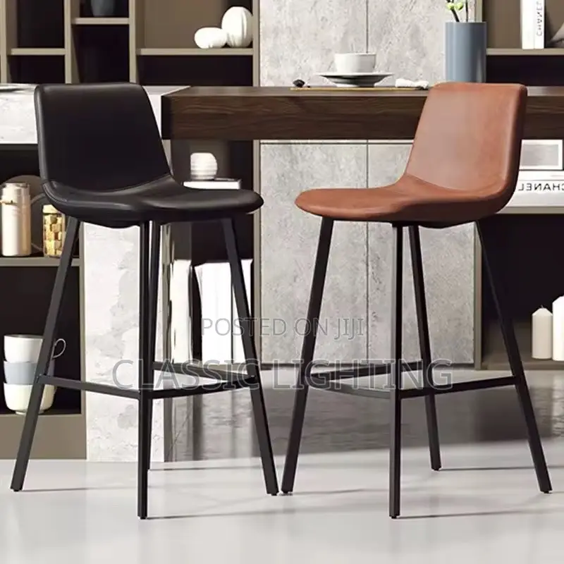 Nordic High Chair Household Backrest Bar Chair Designer Reception Chai
