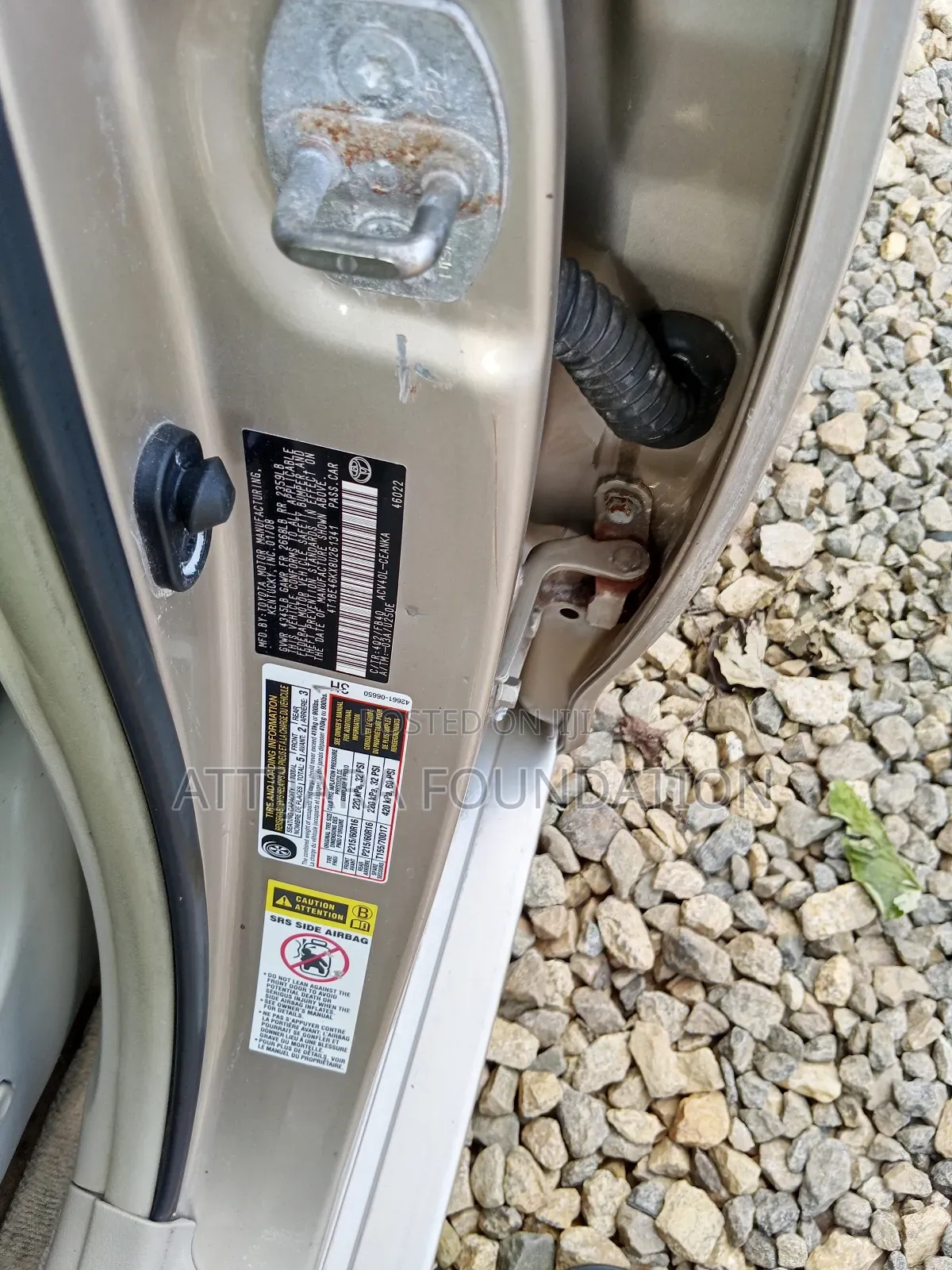 Toyota Camry 2008 Gold