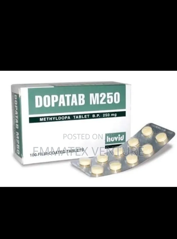 Dopatab 250mg (Methydopa) X100