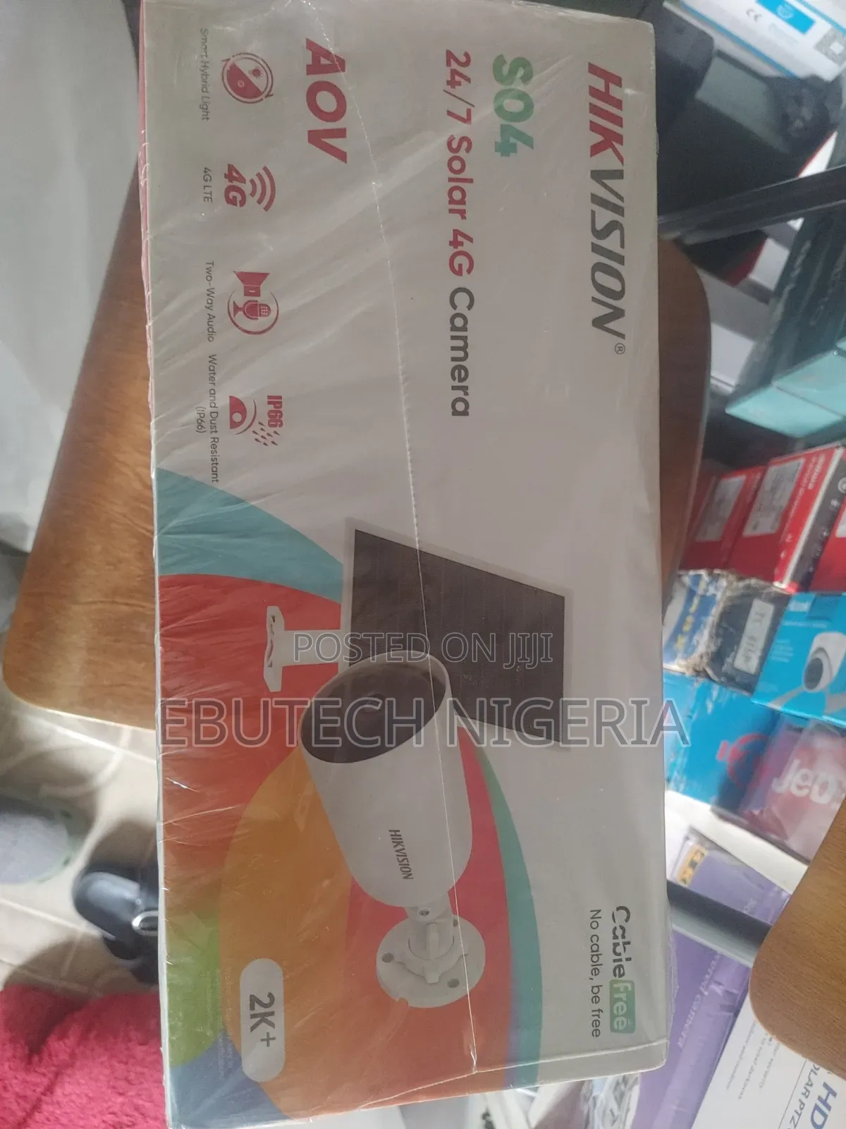 Hikvision 4MP 4G AOV Single Lens Bullet Solar Camera (DS-2CFS04/4G)