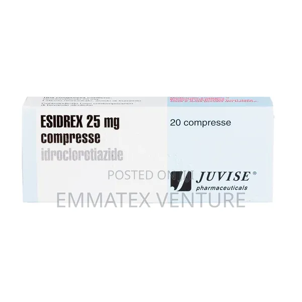 Esidrex 25mg Tablet (Hydrochlorothiazide) X20