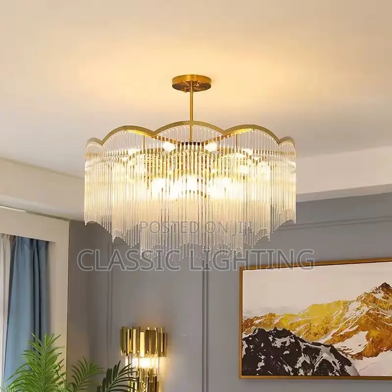 Light Luxury Crystal Lamp Chandelier Post-Modern Simple Chandelier