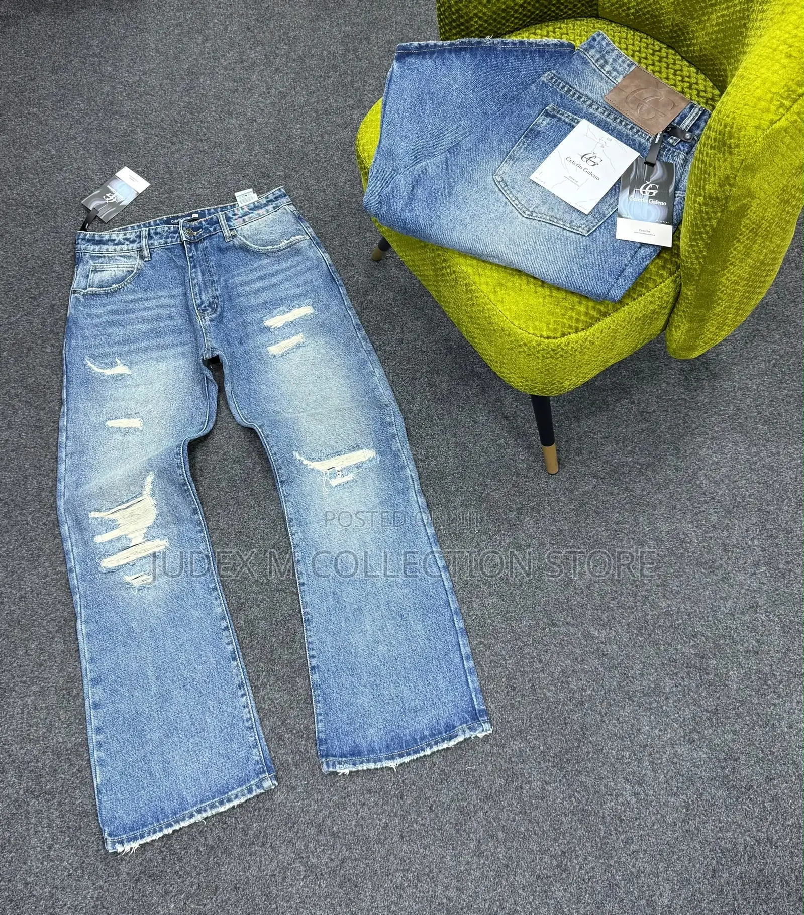 Belotti Flared Baggy and Short Jean