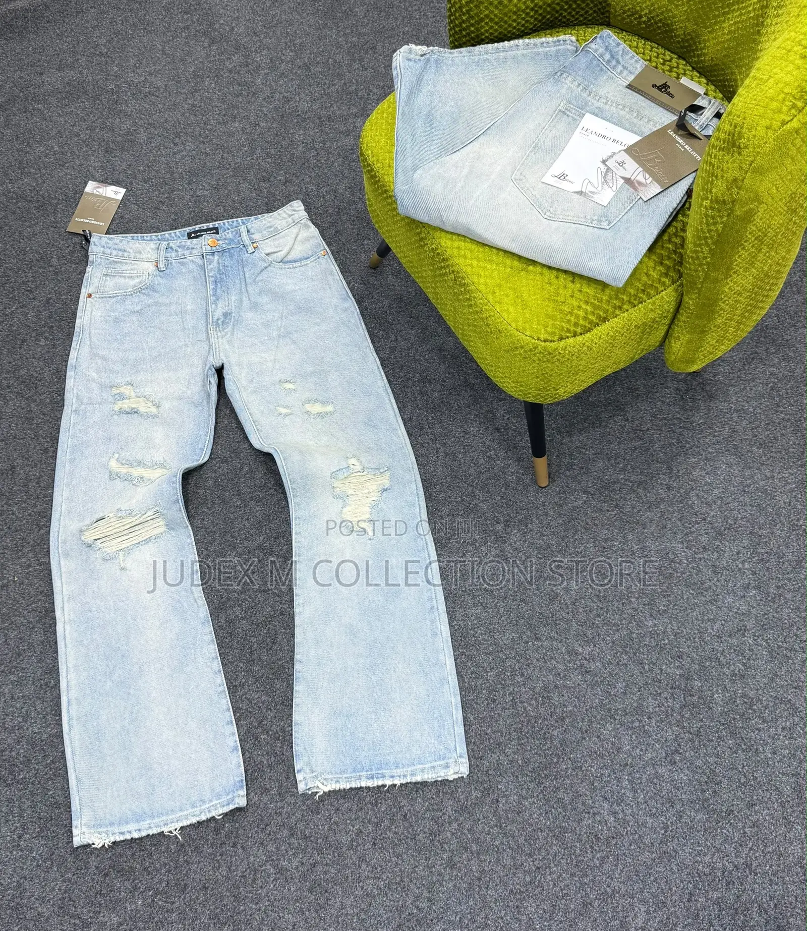 Belotti Flared Baggy and Short Jean