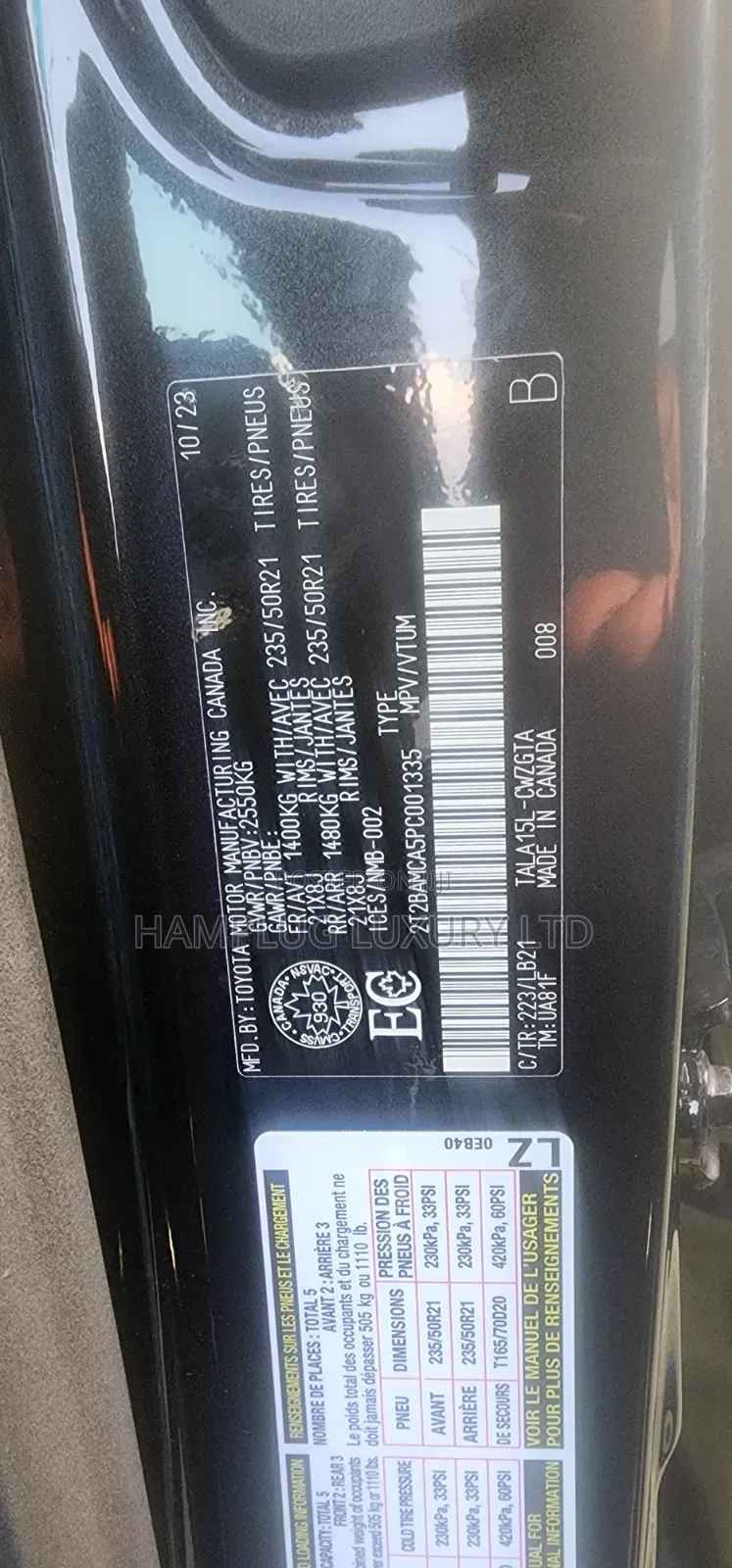 Lexus RX 2025 Black