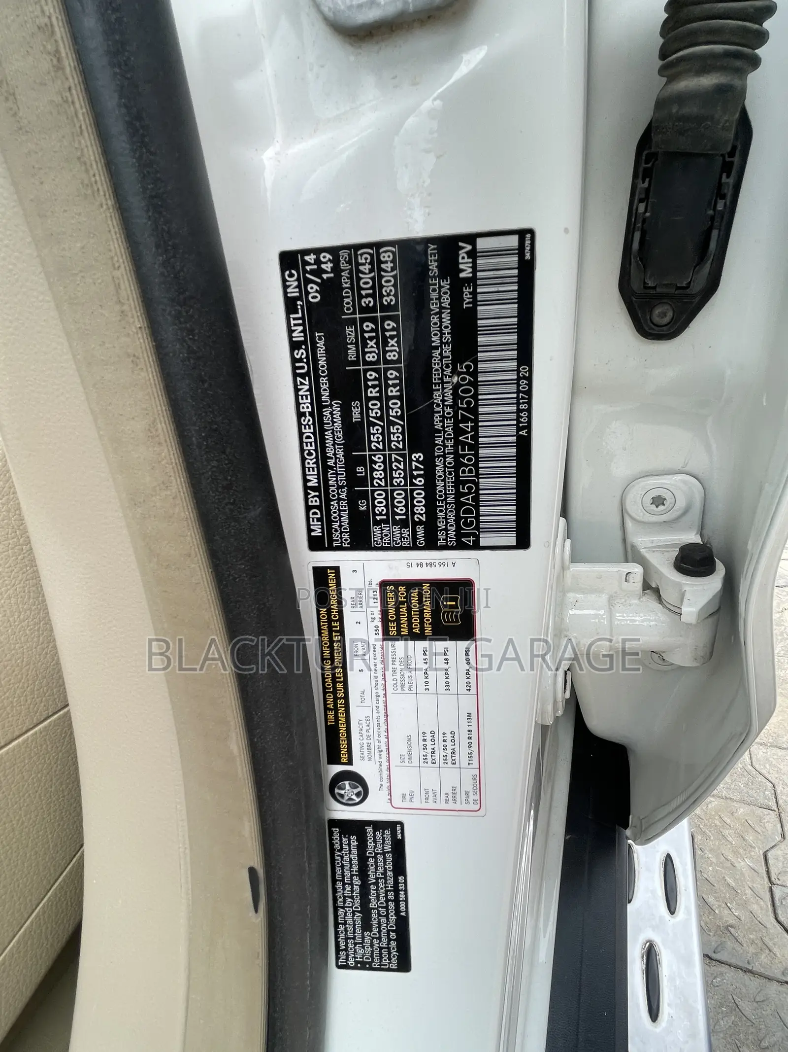 Mercedes-Benz M Class 2015 White