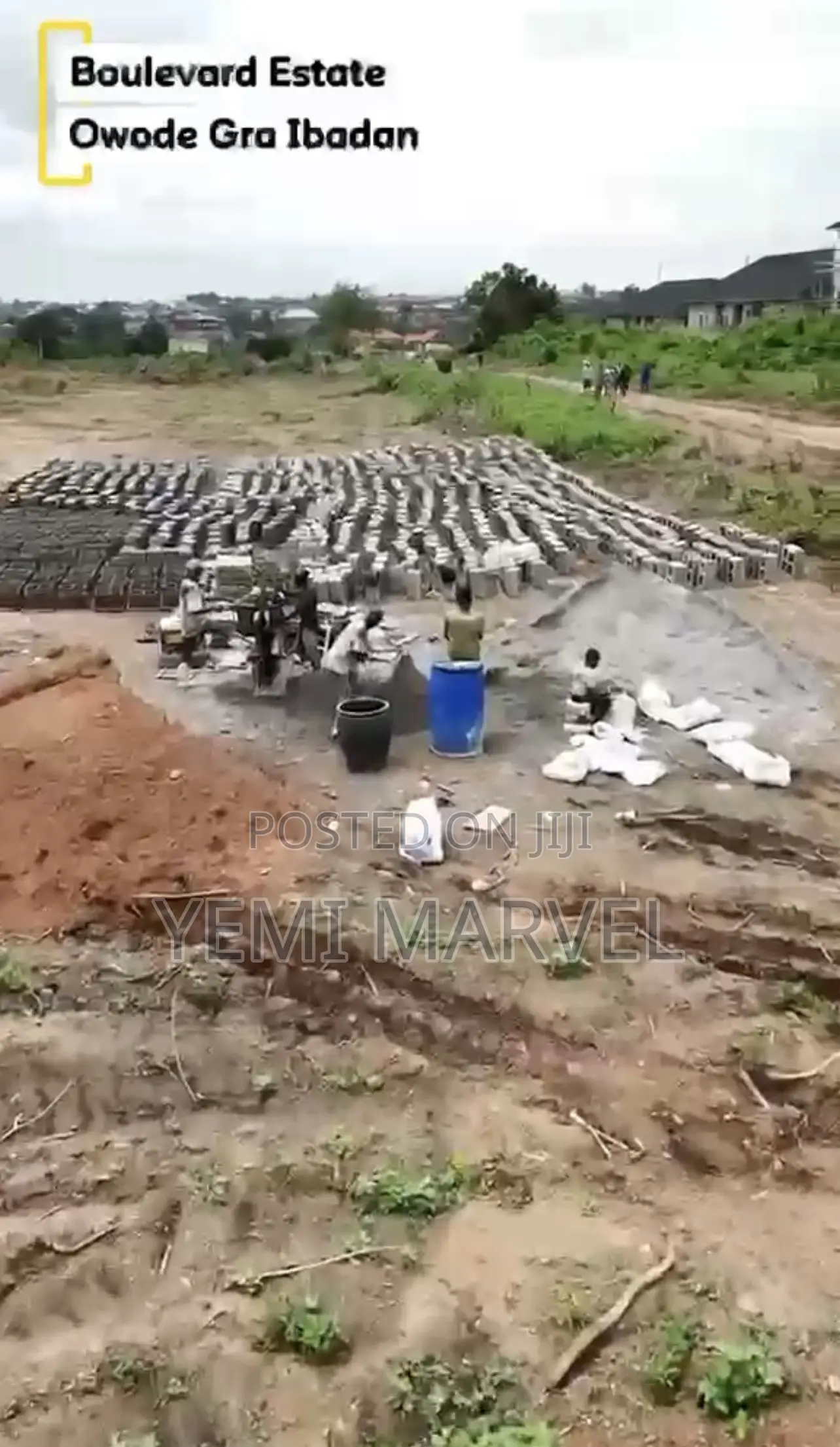 Boulevard, Owode GRA With CofO, Located Along Apata, Ibadan