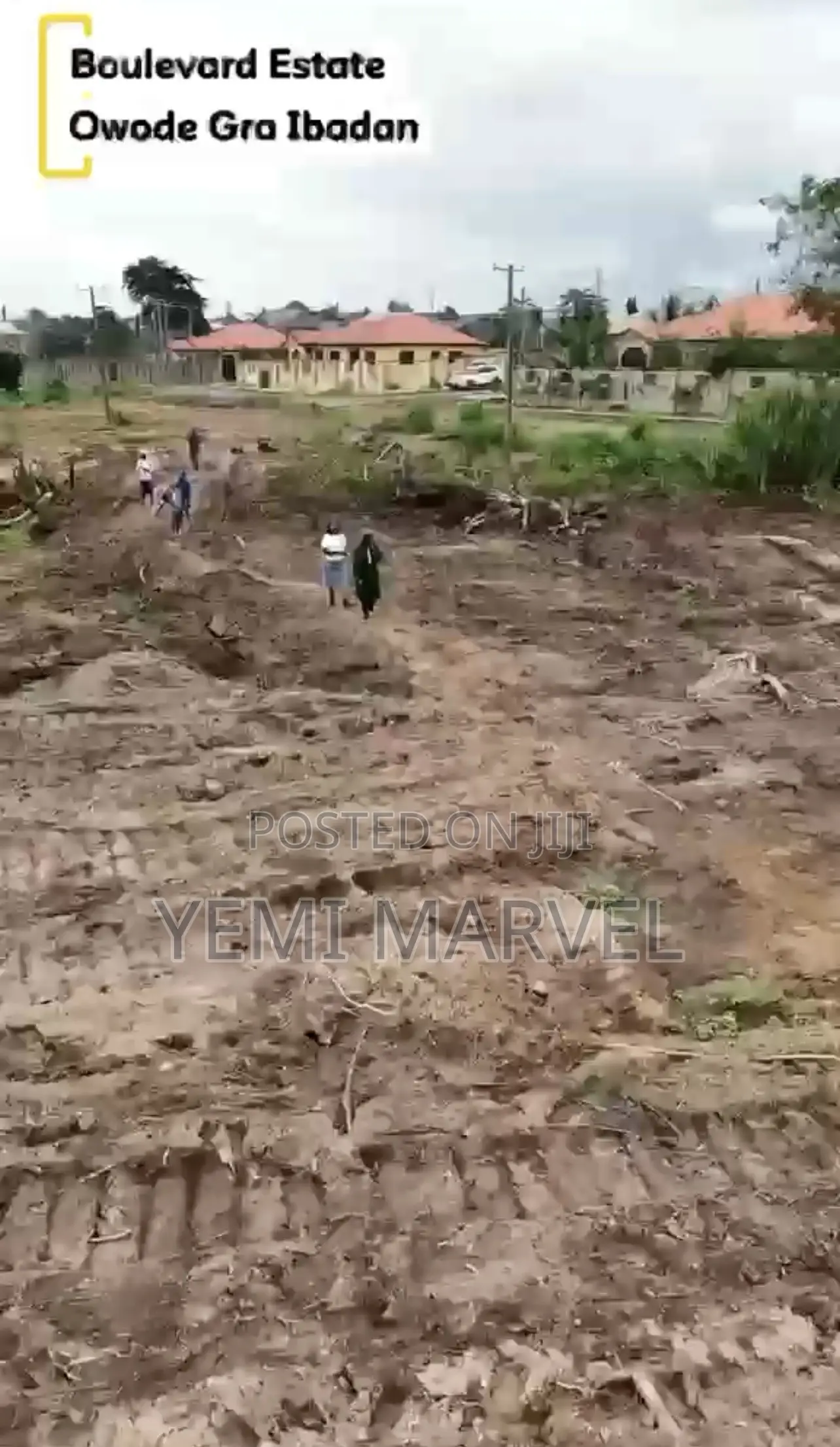 Boulevard, Owode GRA With CofO, Located Along Apata, Ibadan