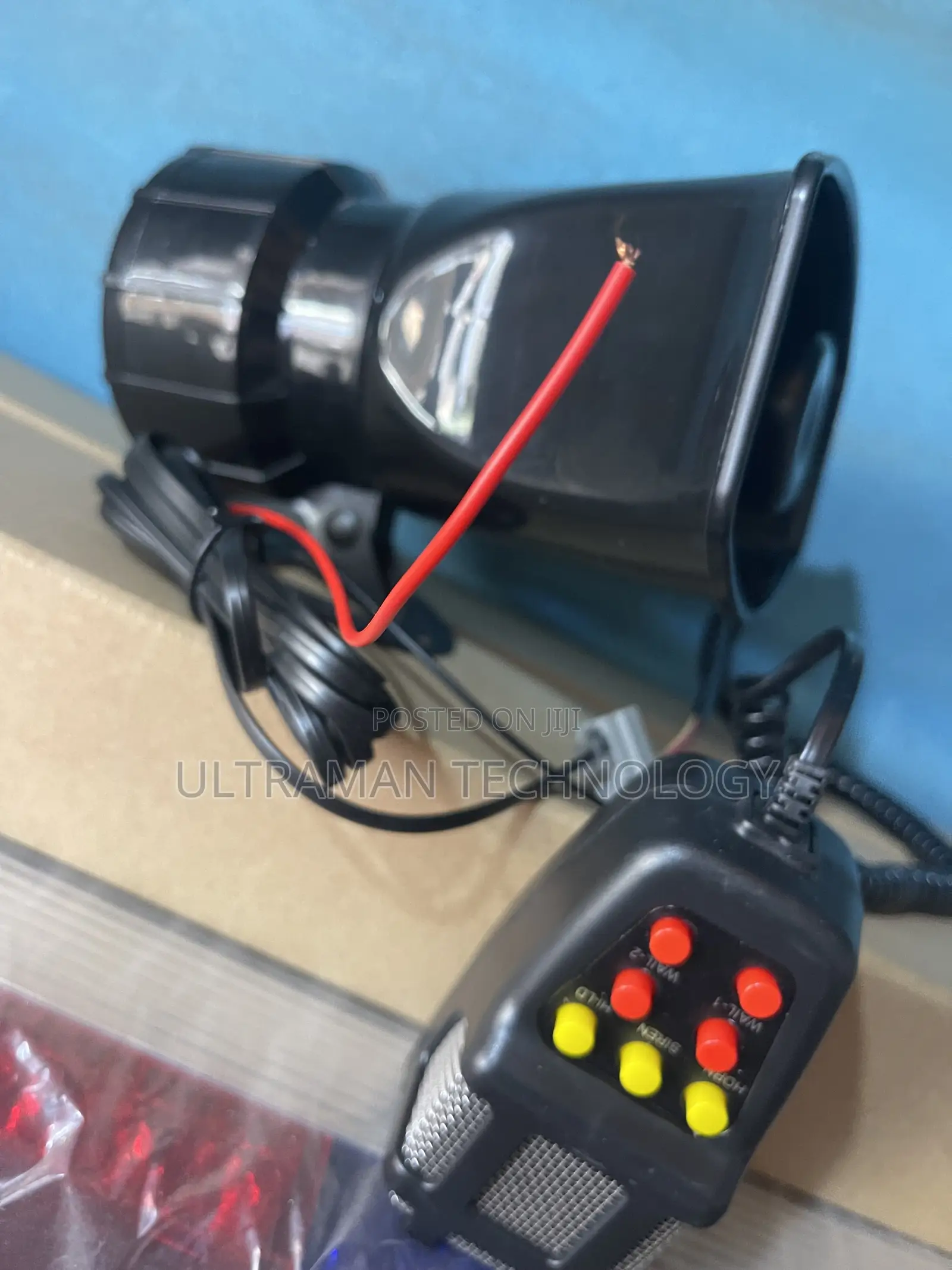Amp Siren Horn With Tone Control Microphone
