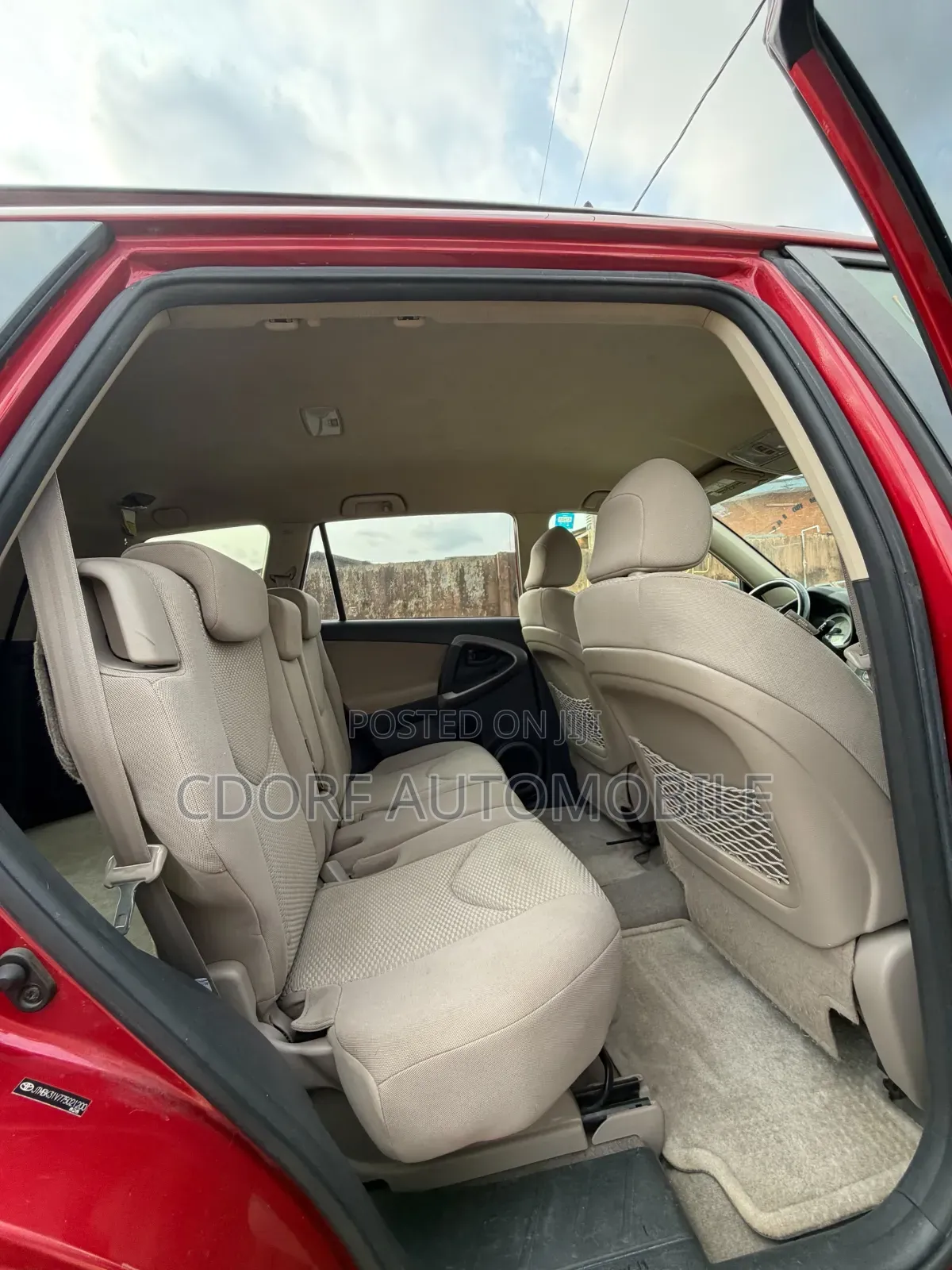 Toyota RAV4 2008 Red