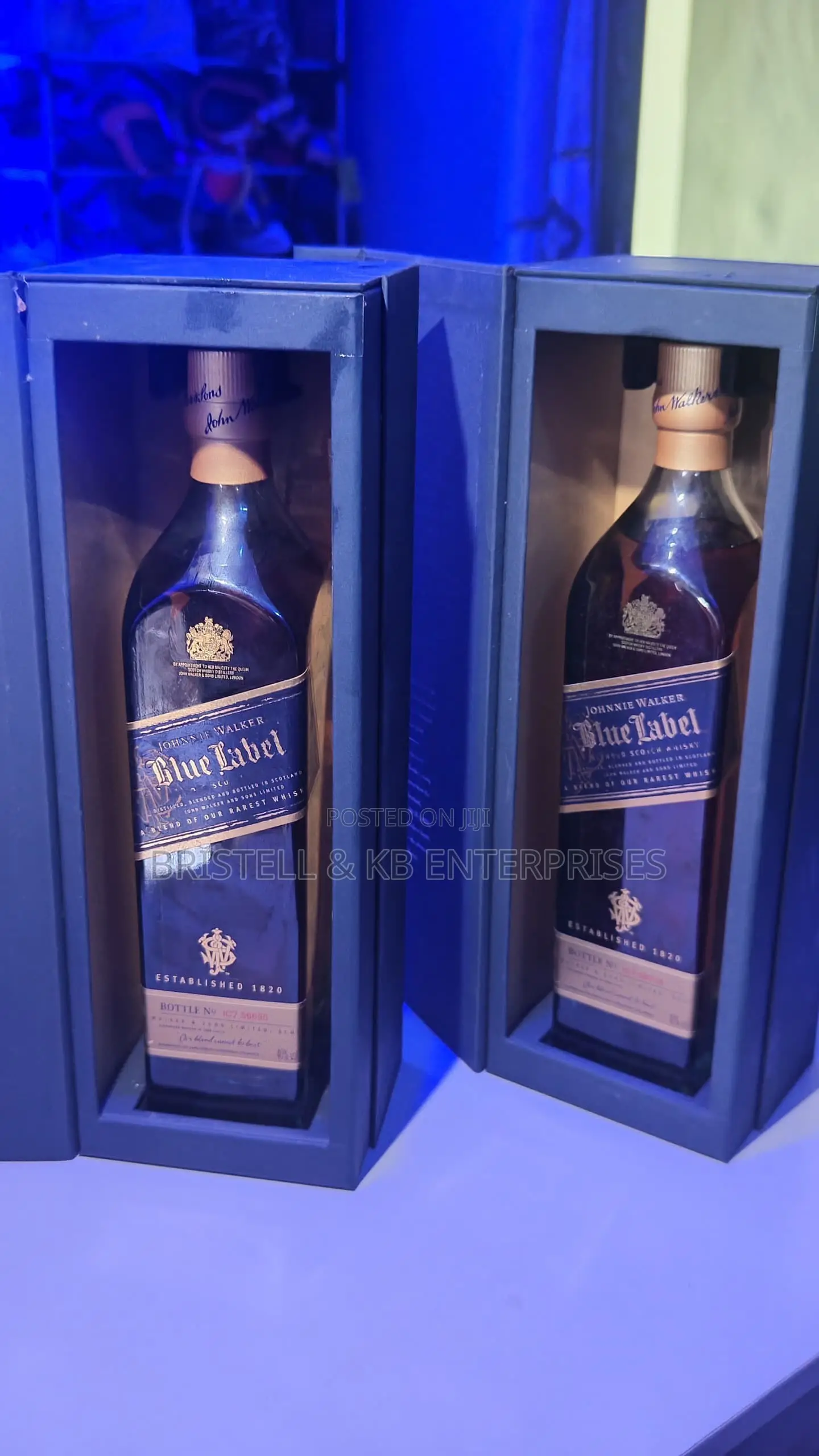 Original Jonny Walker Blue Label Whiskey for Sale in Auchi Benin City