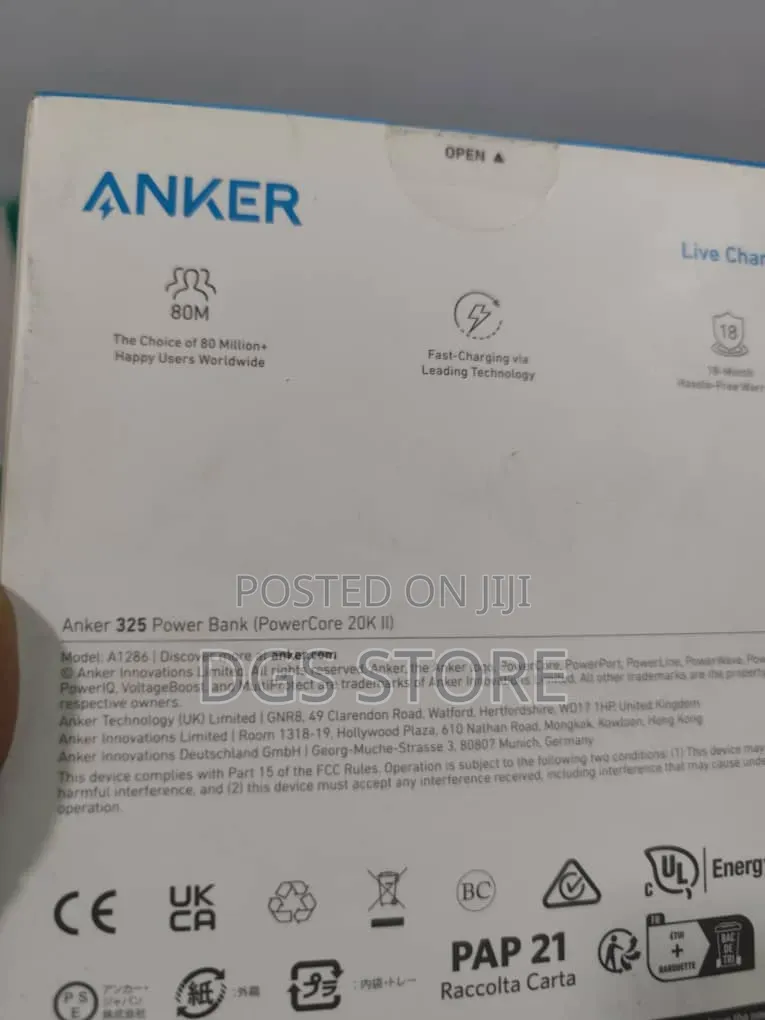 Anker 325 Power Bank Powercore Ii