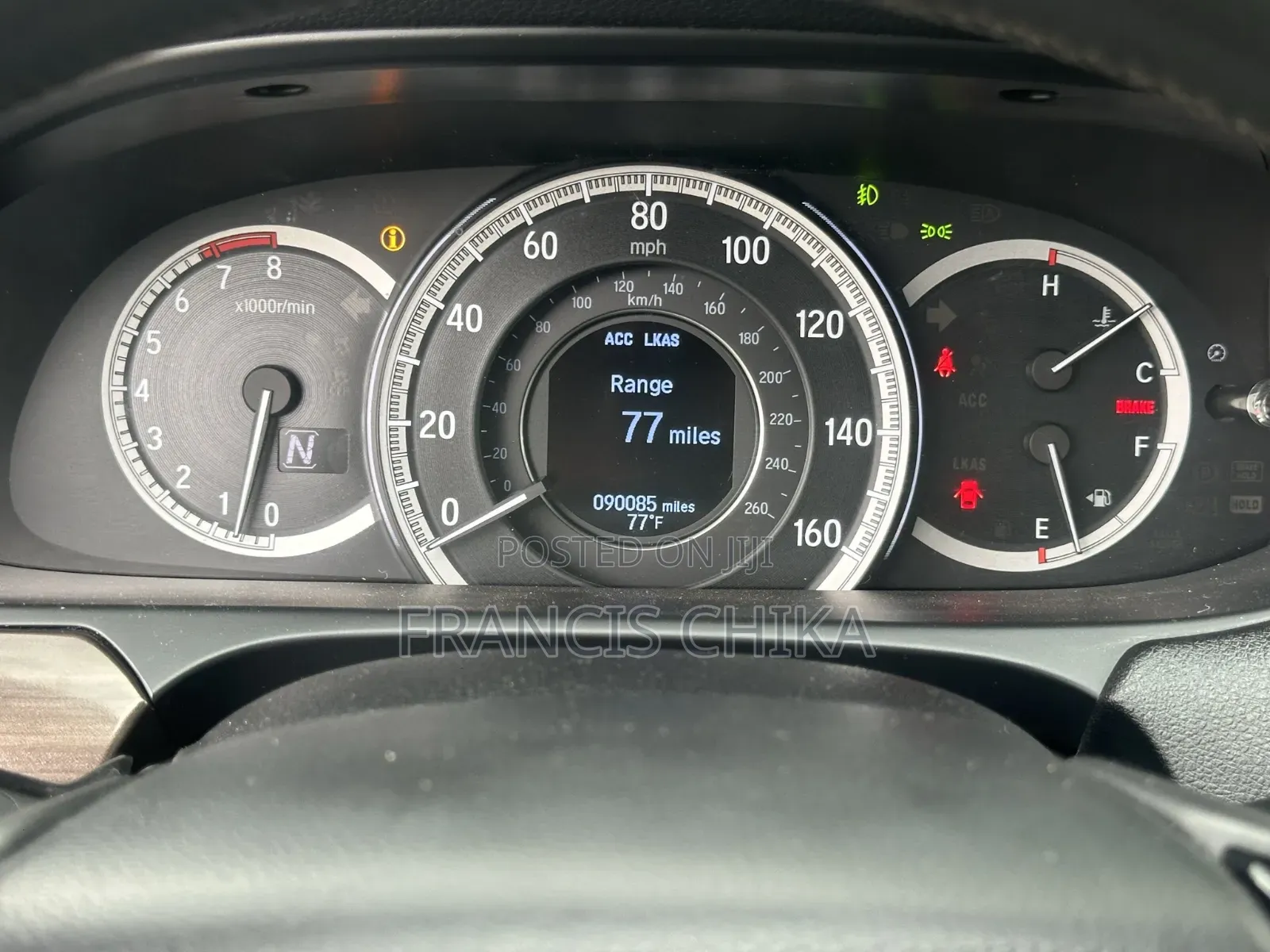Honda Accord 2017 Gray