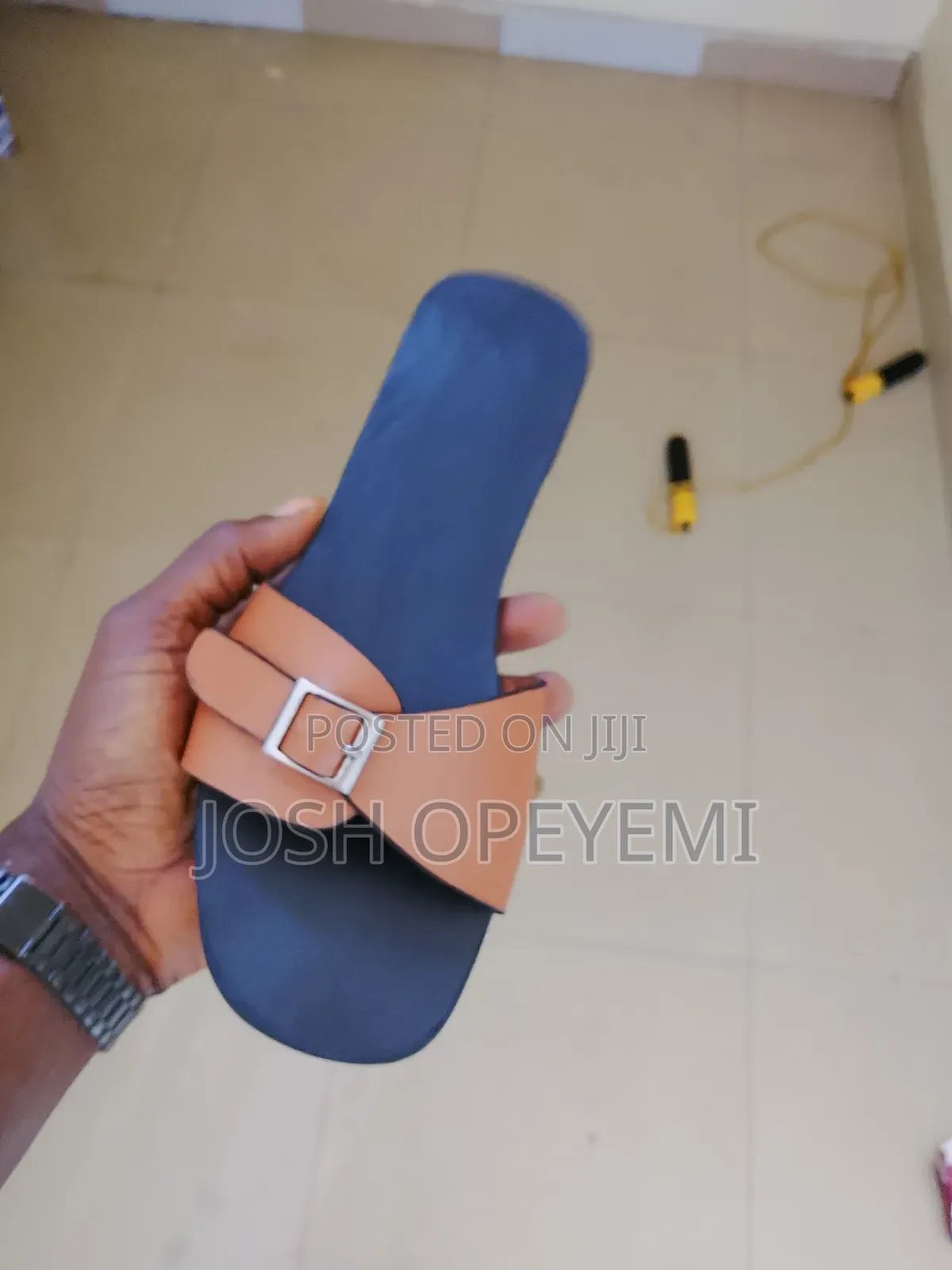 Female Buckle Slippers