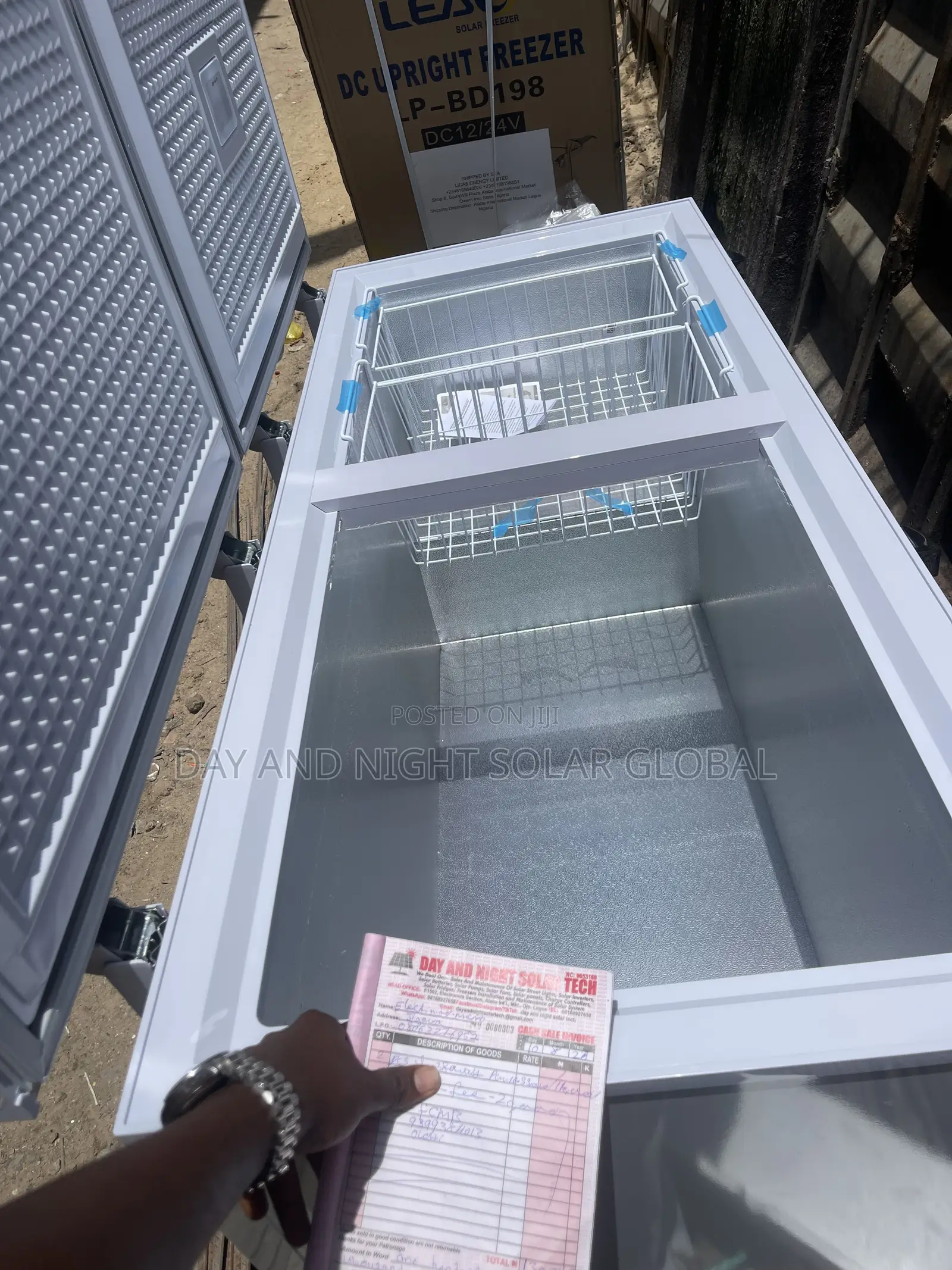 AC/Dc Scanfrost’’solar Deep Fridge Double Door 10yrs Warranty