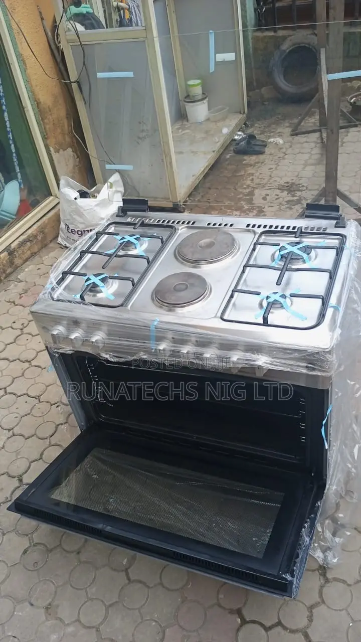 Maxi 60x90 Standing Cooker 4 Gas 2 Electric Oven Grill Uk Used