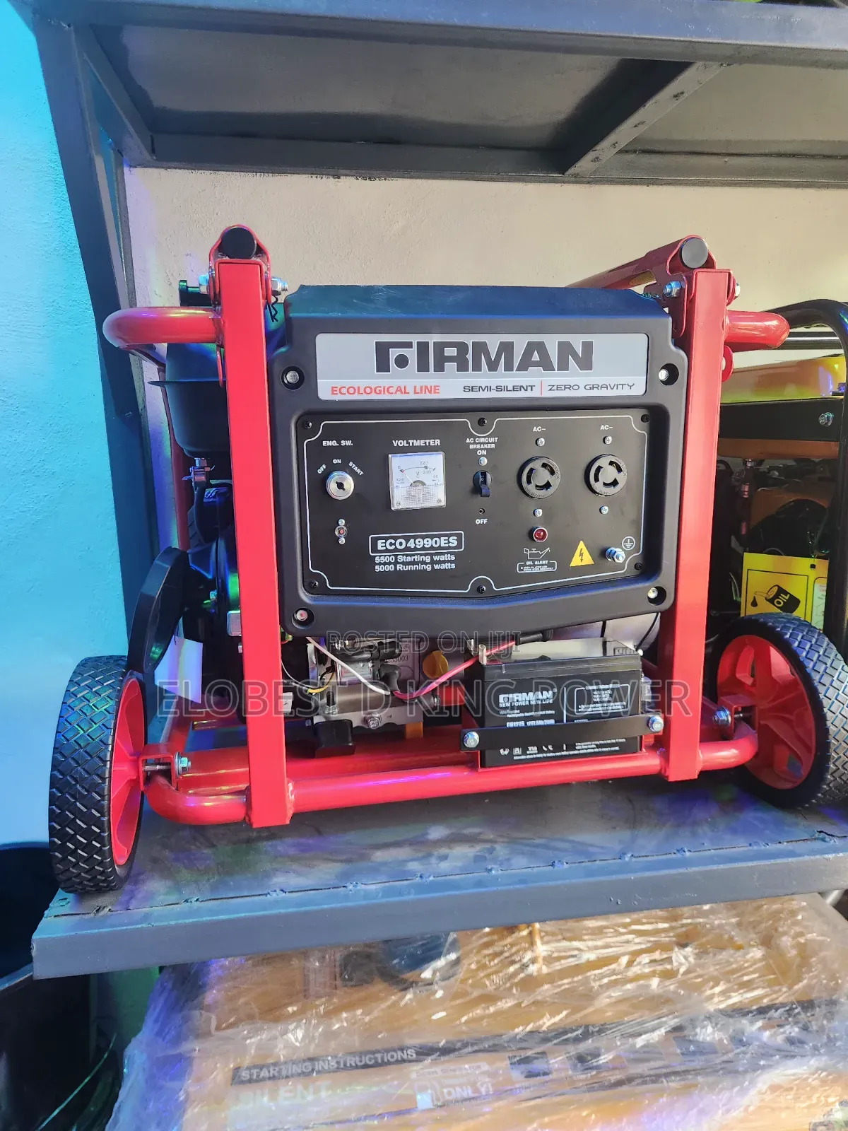 5.5kva Firman Petrol Generator With Key Start 100% Pure Copper Coil