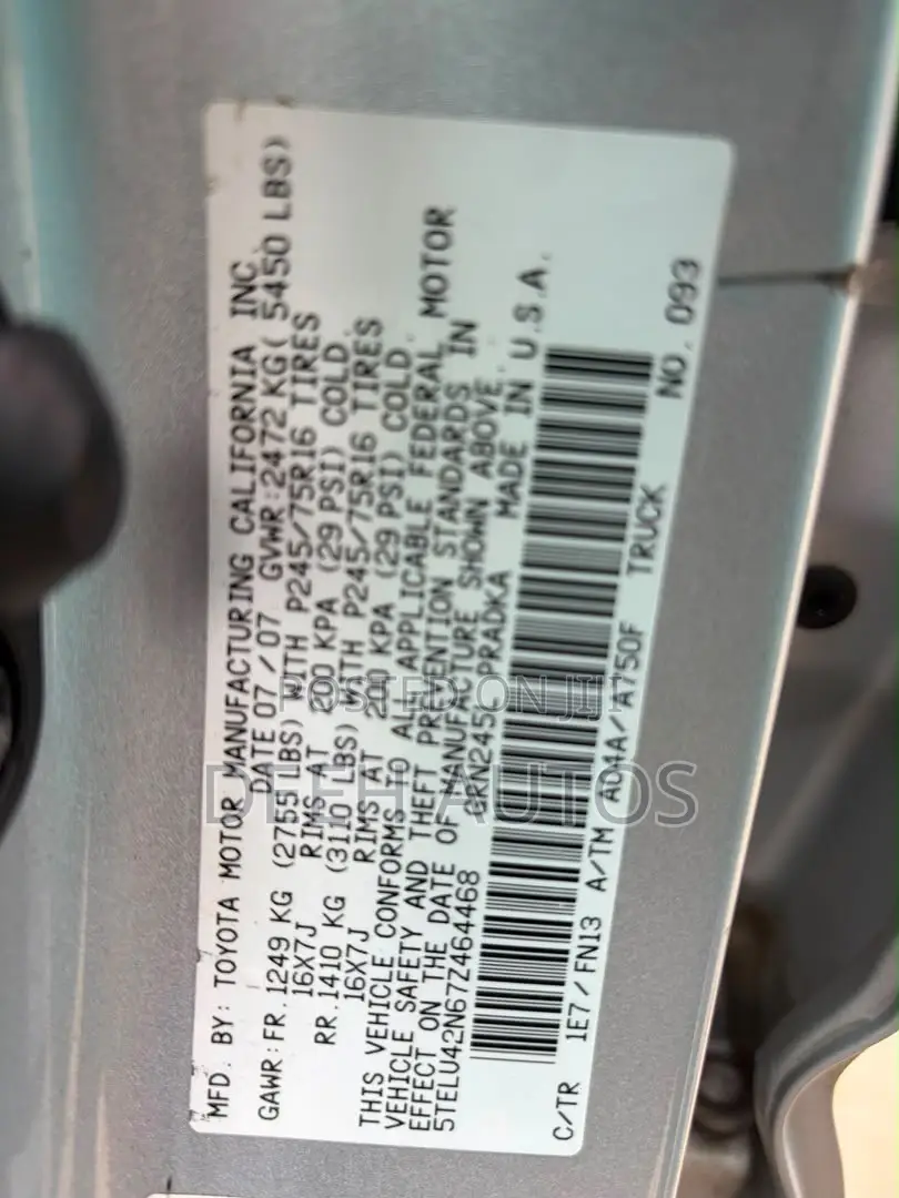 Toyota Tacoma 2007 Silver