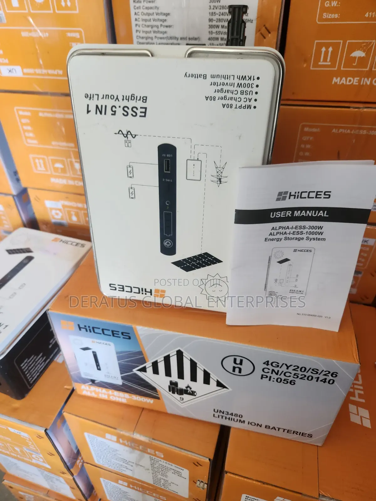 HICCES Alpha-I 1kWh Energy Storage System _ 300W