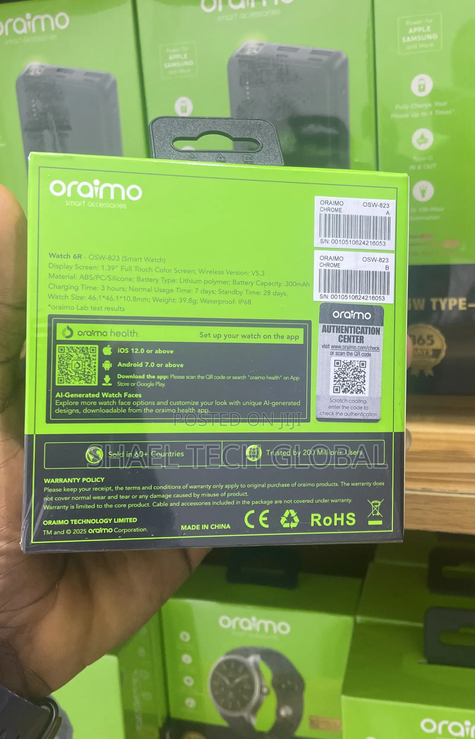 Oraimo Watch 6R OSW 823