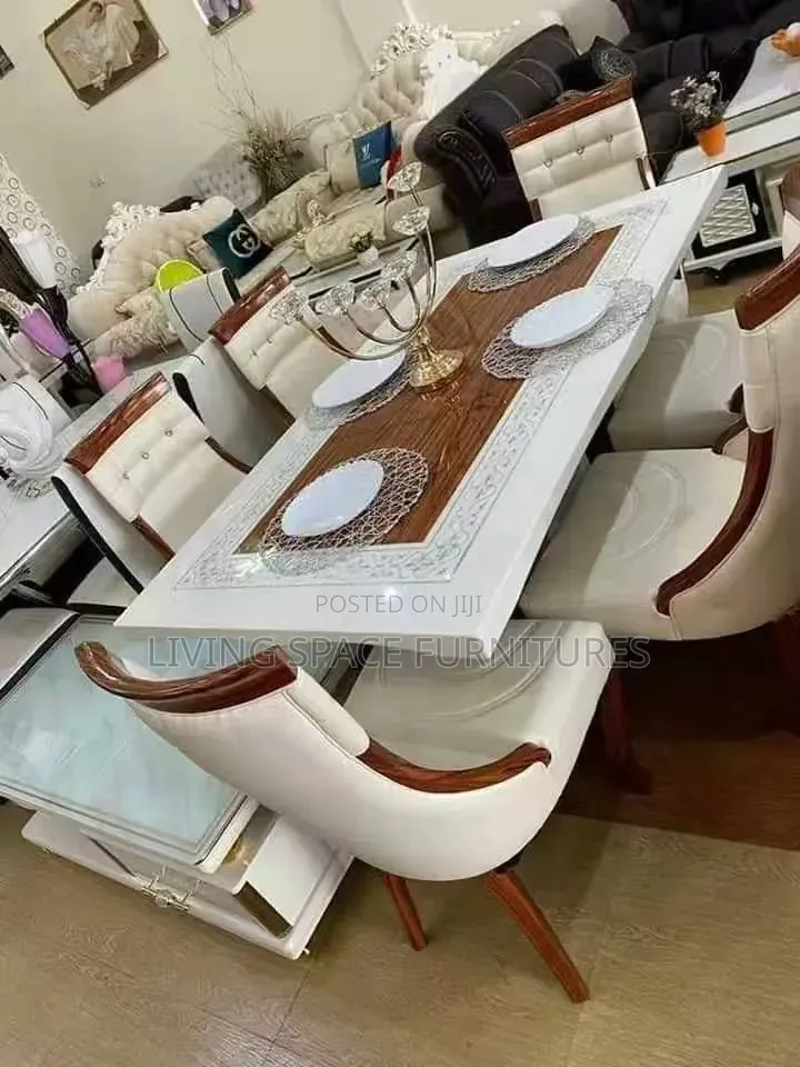 Luxury Thick Marble Dining Set by 6Seaters