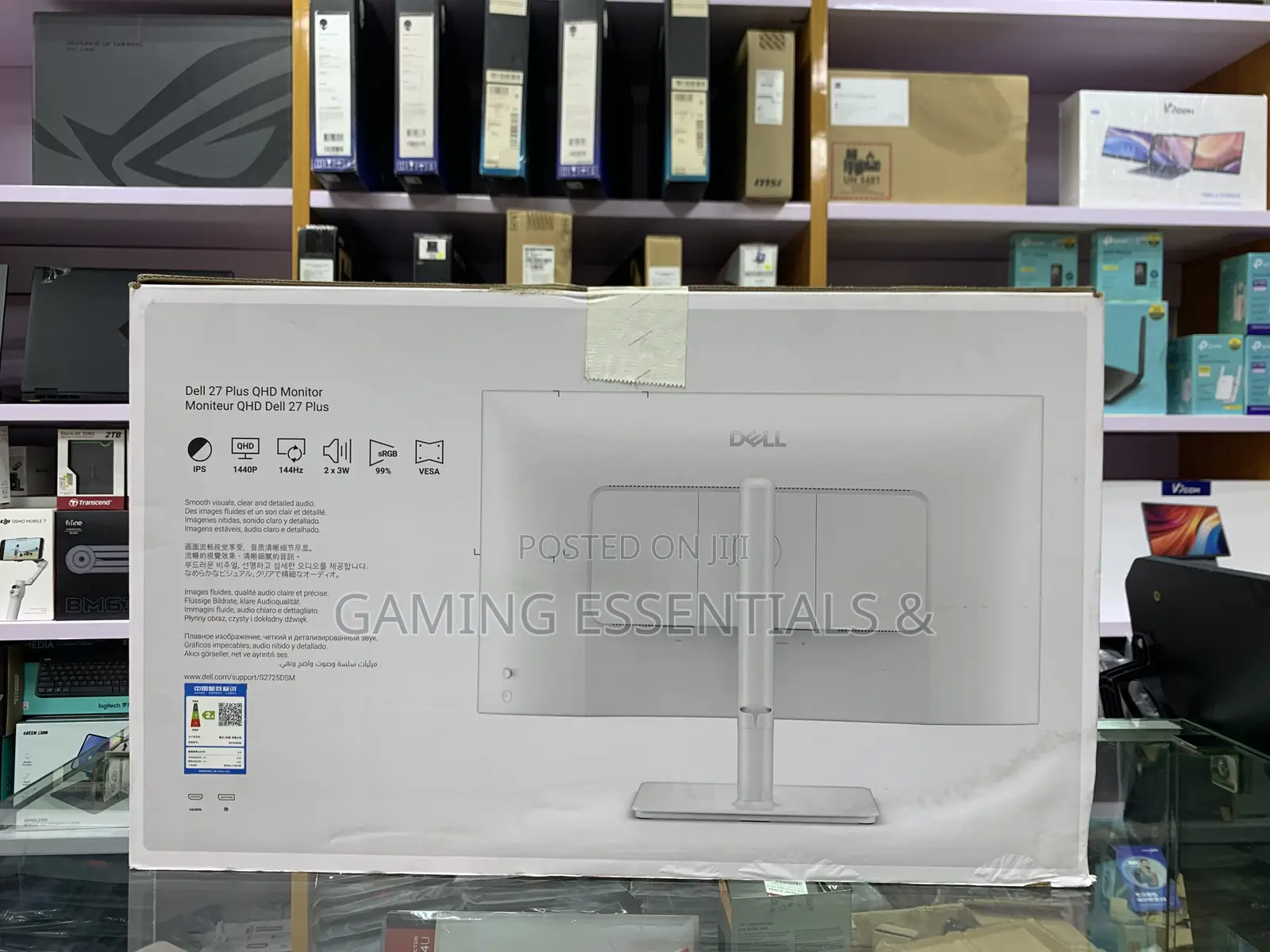 Dell S2725DSM 27” QHD IPS 144Hz Monitor