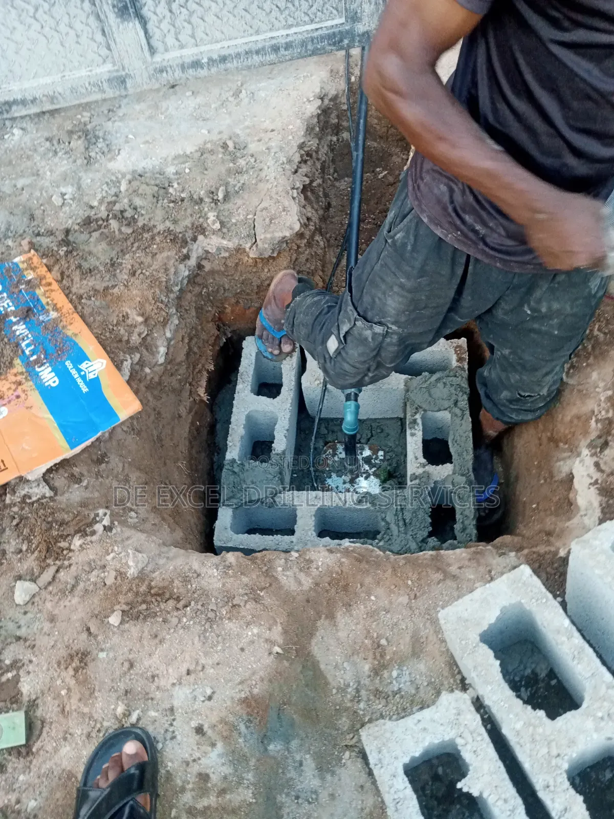 Borehole Drilling Done in Maryland Lagos State.