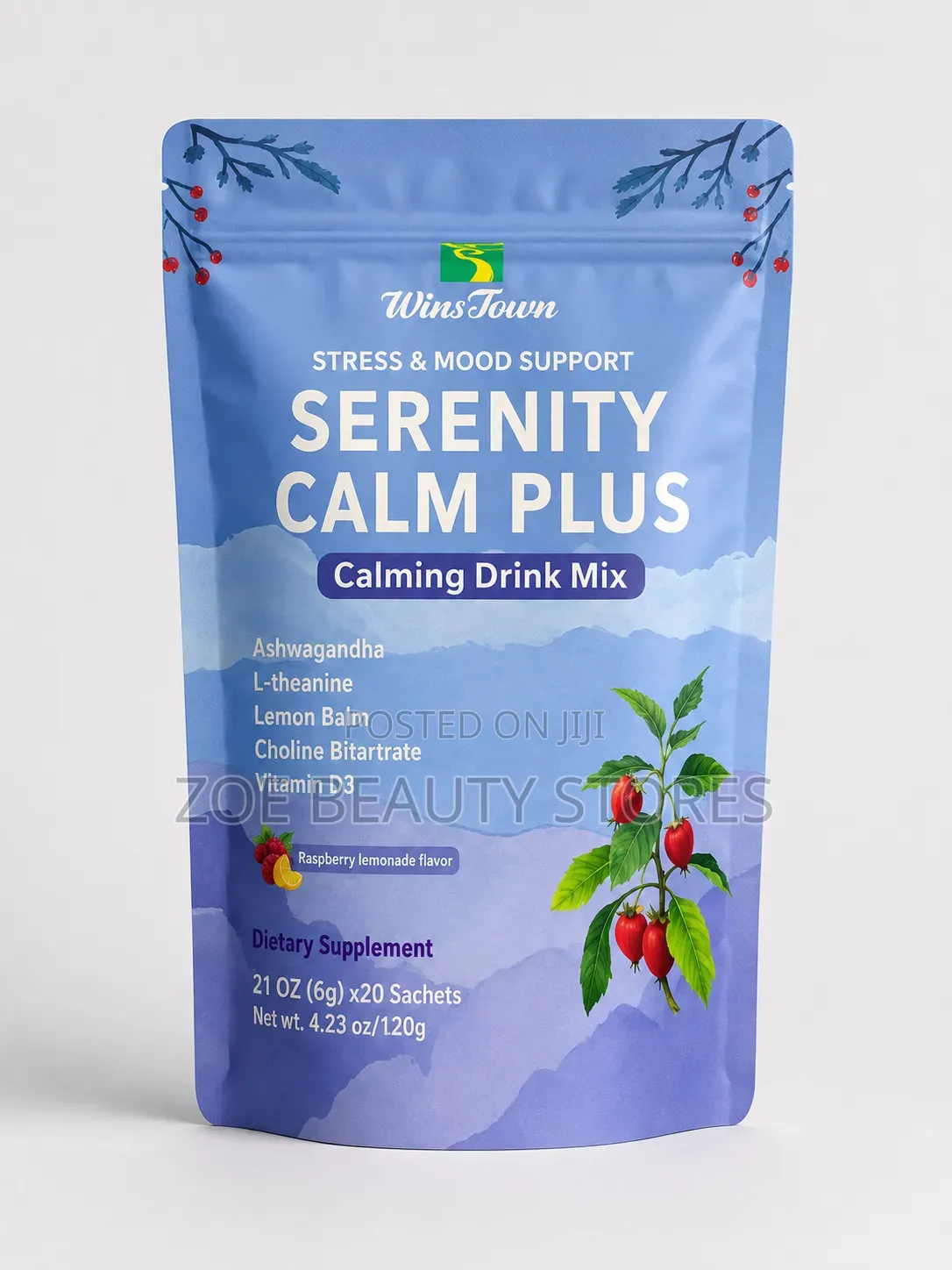 WinsTown Serenity Calm Plus – Calming Drink Mix
