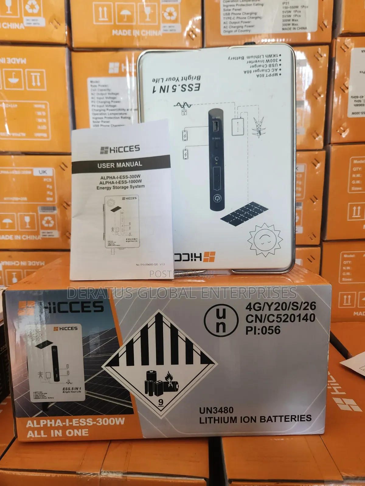 1kWh Portable Solar Power Station 300W _ HICCES