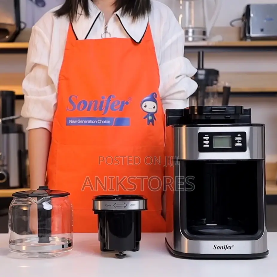 Sonifer 1.2L Bean-to-Cup Coffee Maker With Grinder SF-3541