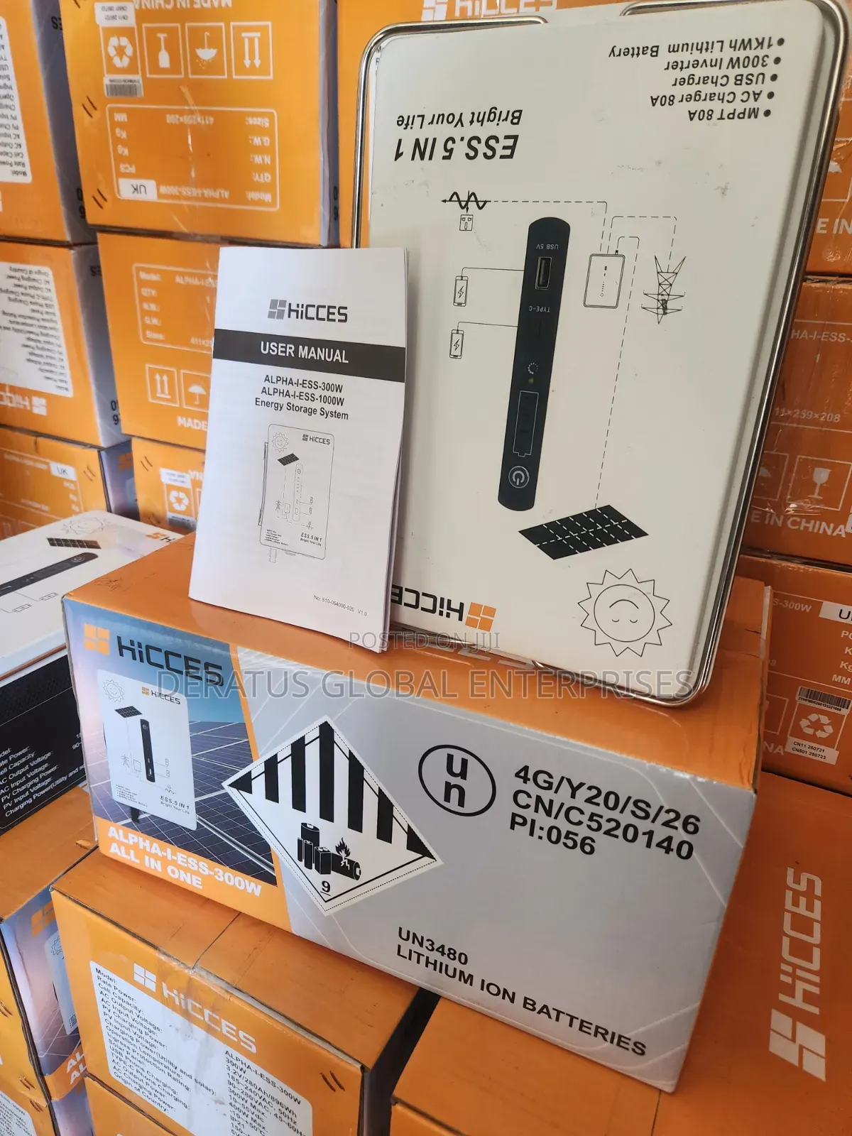 1kWh Solar Inverter Generator _ HICCES 300W All-in-One