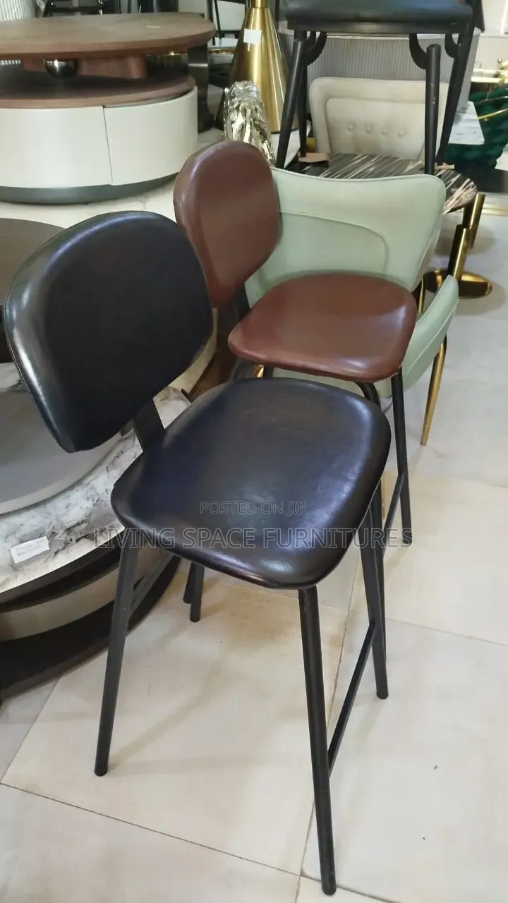 High Bar Leather Chair