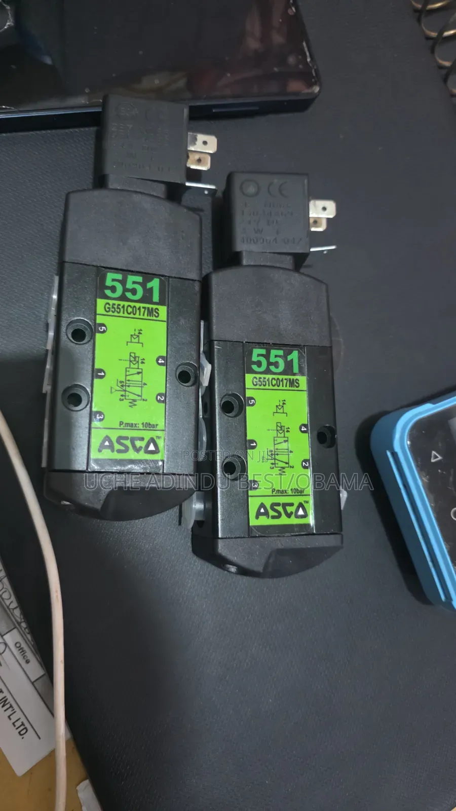 Asco Solenoid Valve 551 Model 5hole 1/4 24 Dc