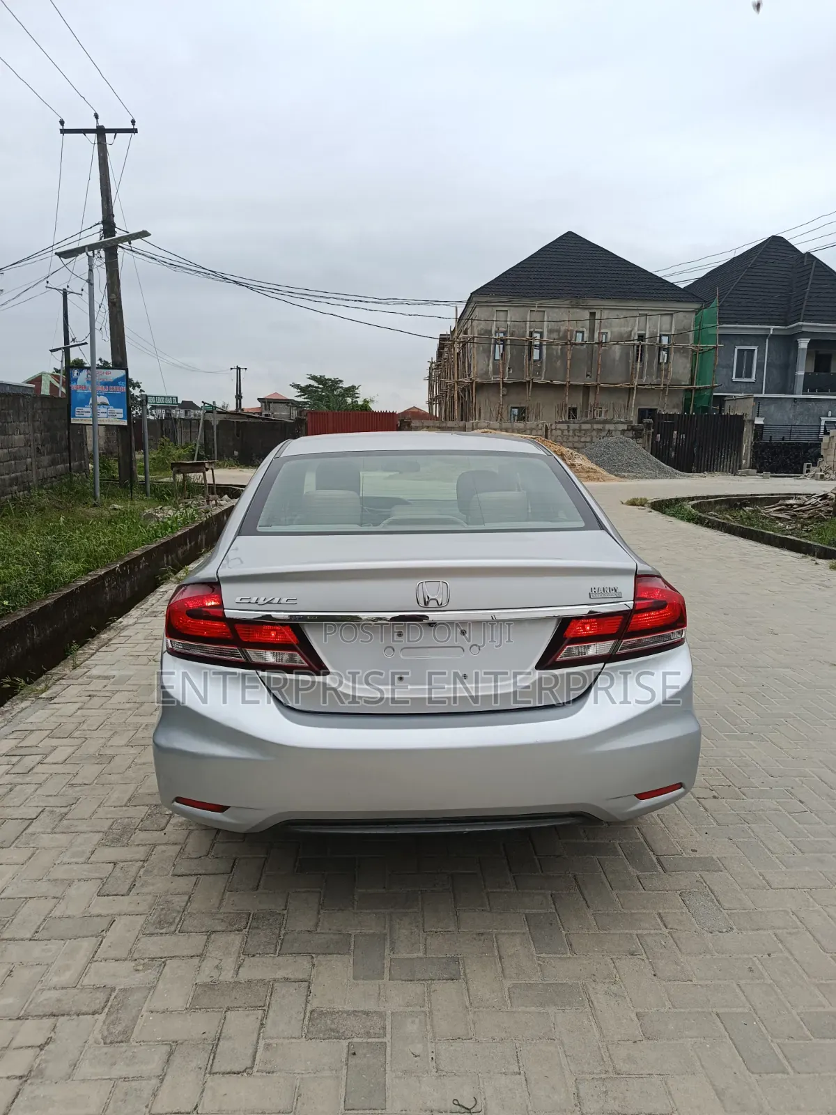 Honda Civic EX 4dr Sedan (1.8L 4cyl CVT) 2014 Silver