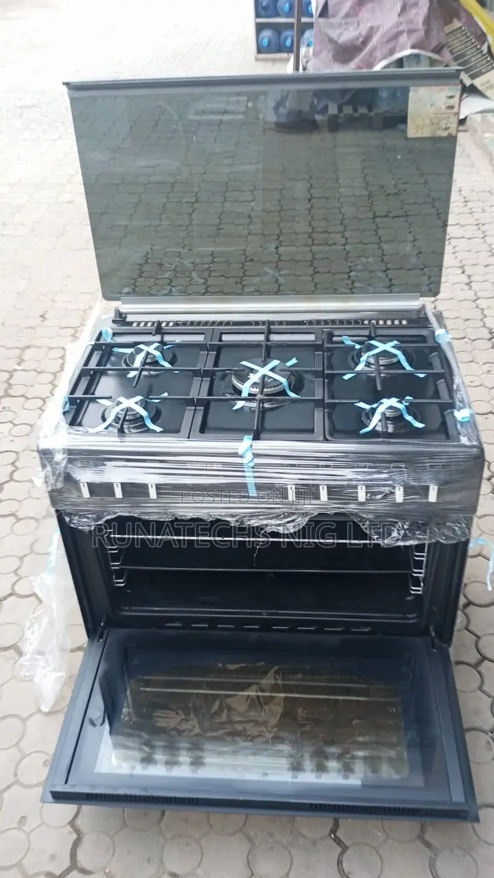 Bruhm 60×90 5-Burner Gas Cooker With Oven Grill