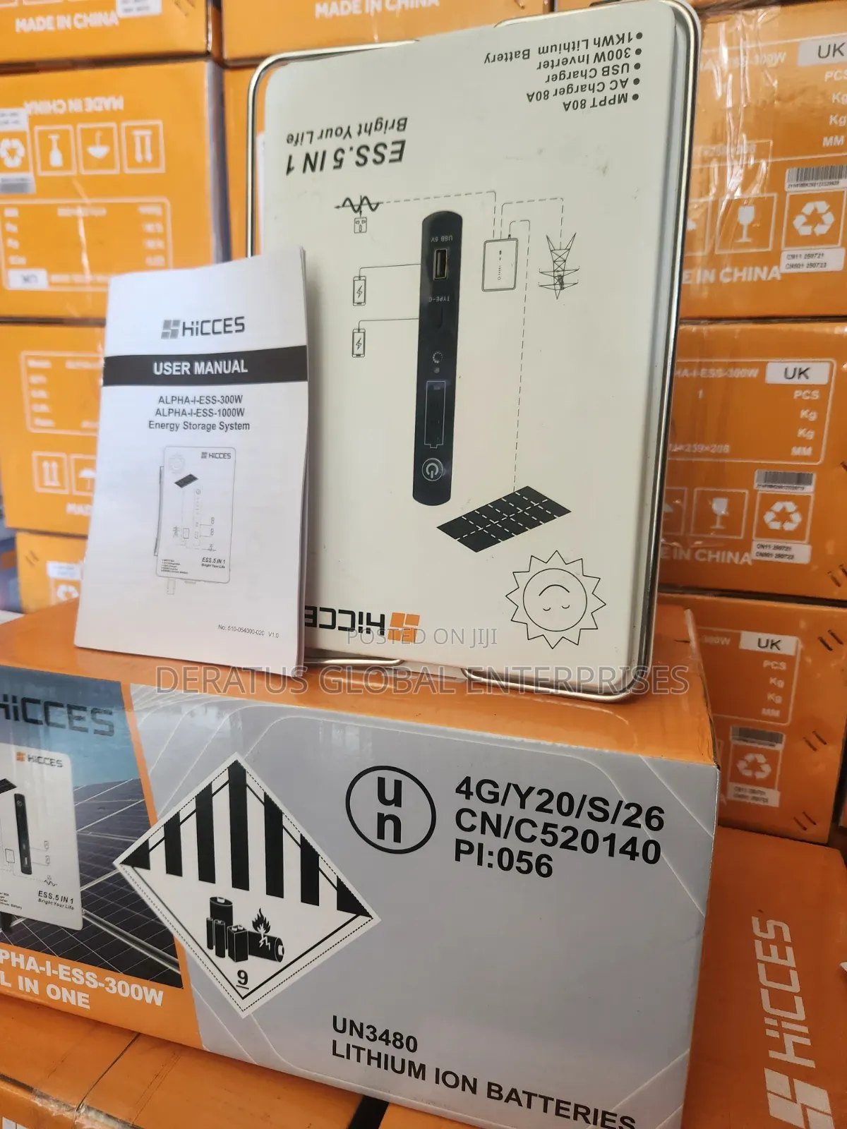 HICCES 1kWh Lithium Battery Solar Power Backup System