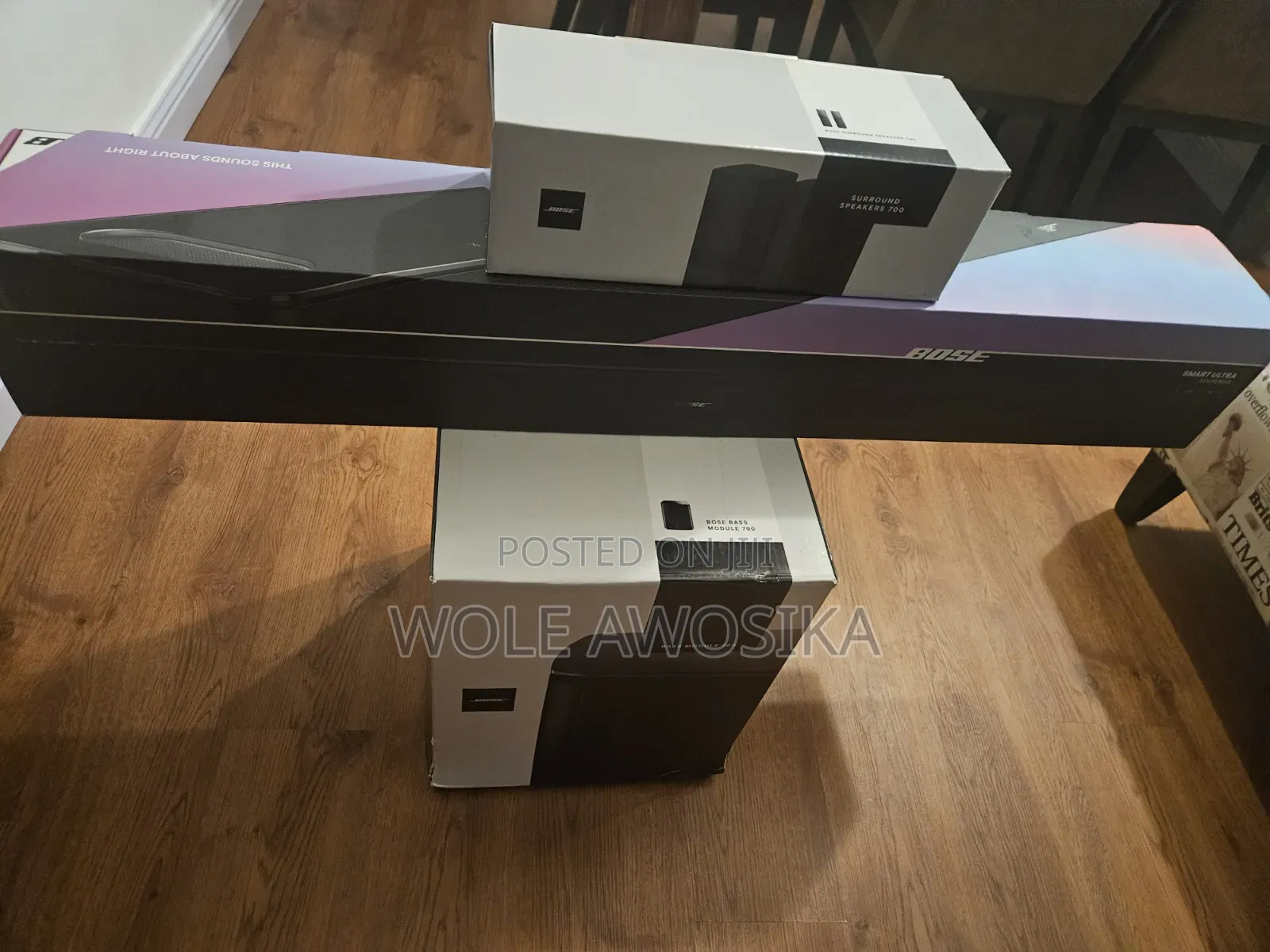 Bose Soundbar Ultra,Bose 700 Subwoofer 700 Surround Speakers (Black)