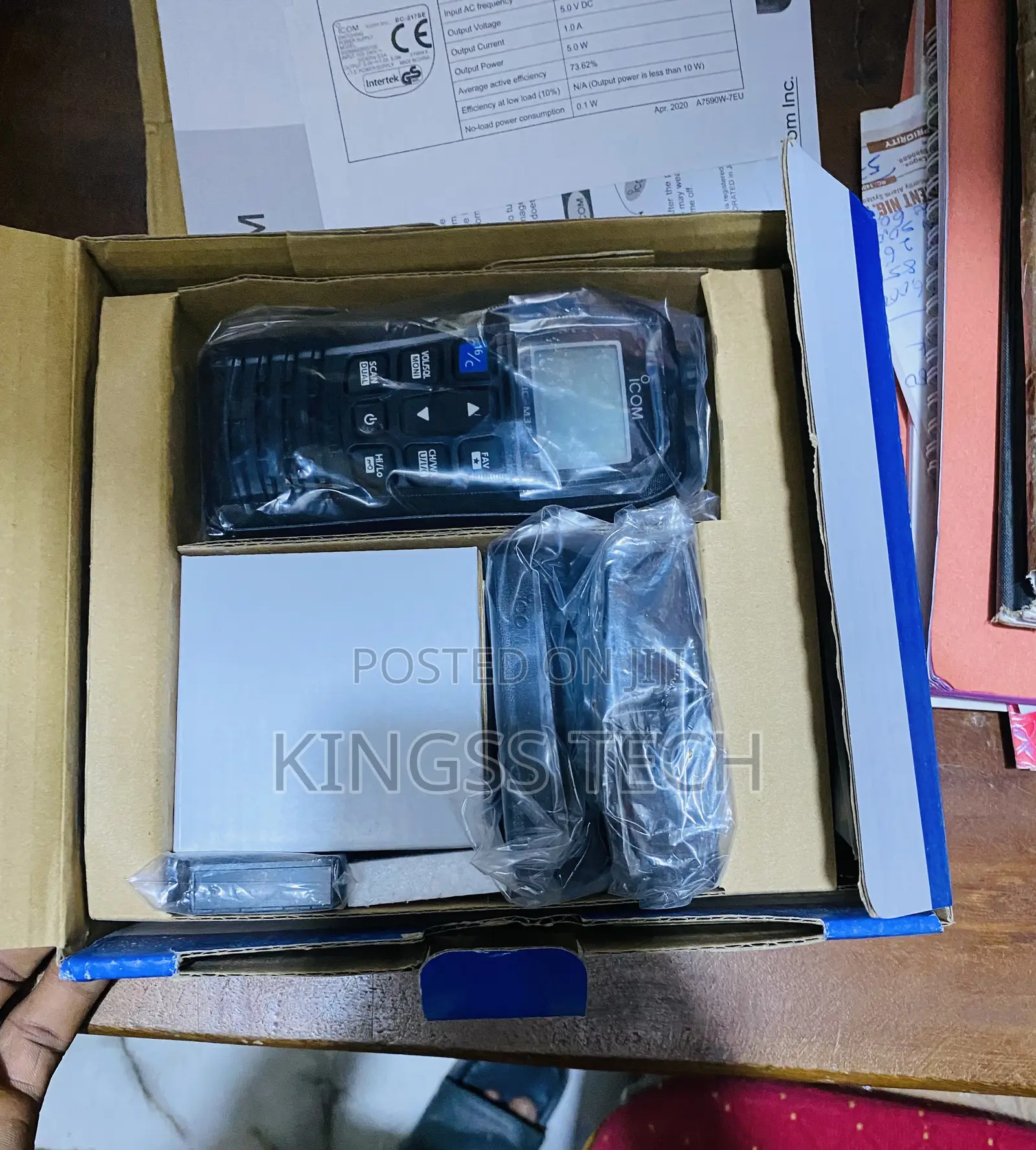 Icom IC-M37 VHF Marine Transceiver Walkie Talkie