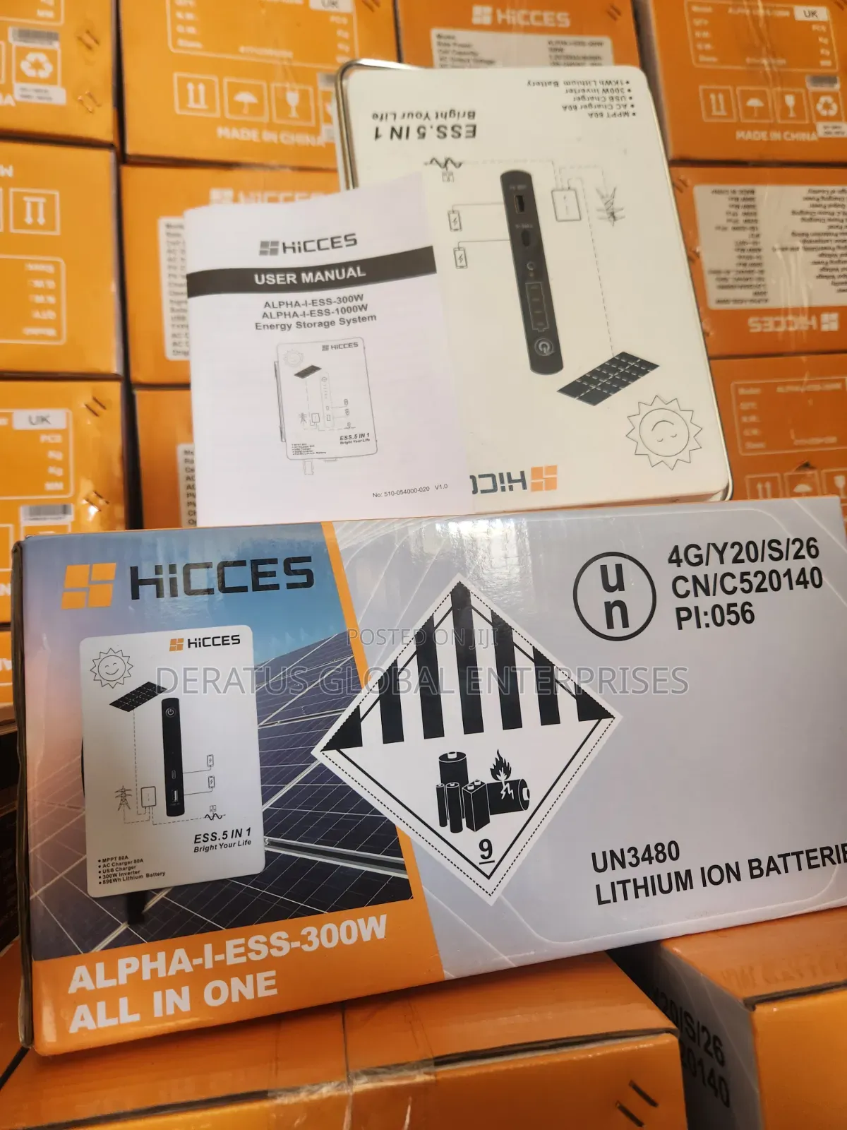 300W 1kWh HICCES Energy Storage Power Station With 200w Solar Panel