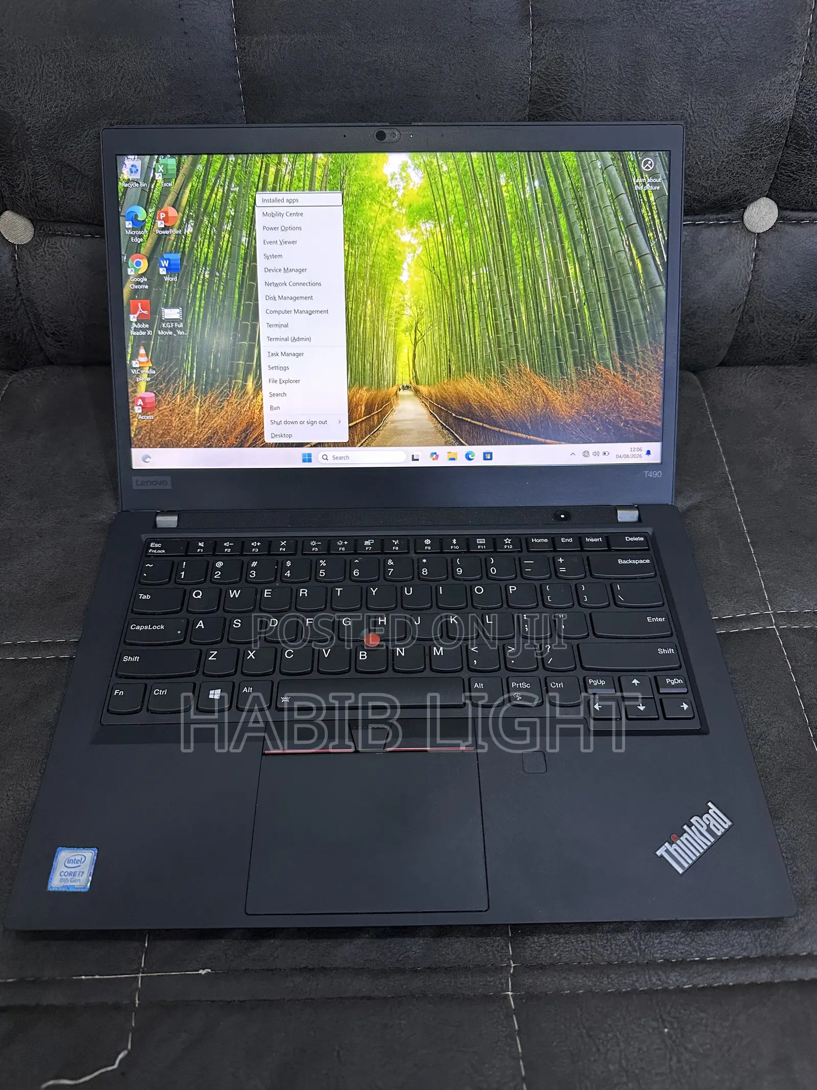 Laptop Lenovo ThinkPad T490s 16GB Intel Core i7 SSD 256GB